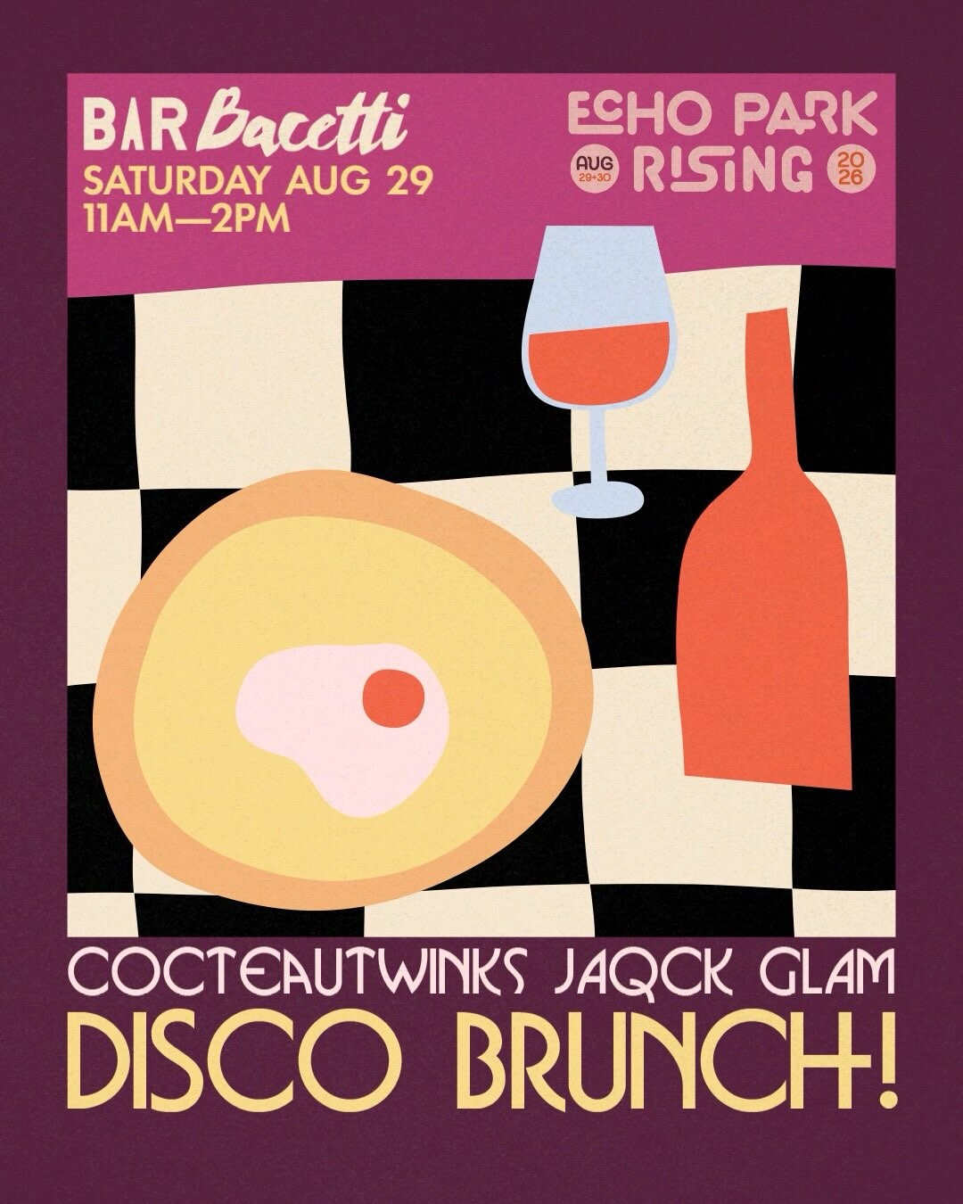 Event artwork for Bar Bacetti Disco Brunch