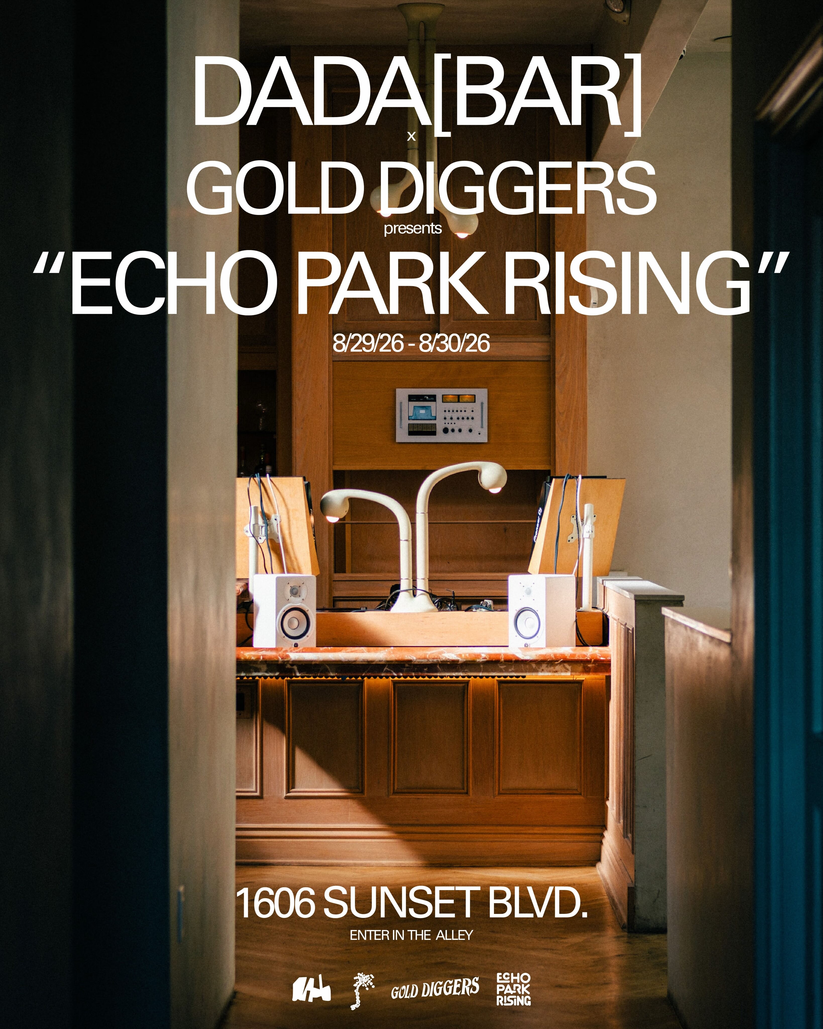 Event artwork for DADA[BAR] x Gold-Diggers: Echo Park Rising