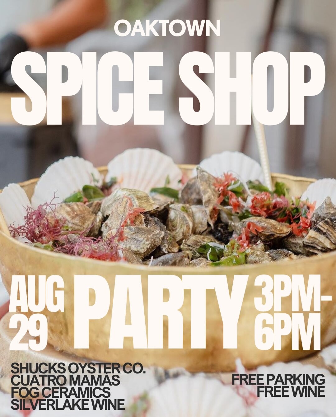 Event artwork for Oaktown Spice Shop Block Party