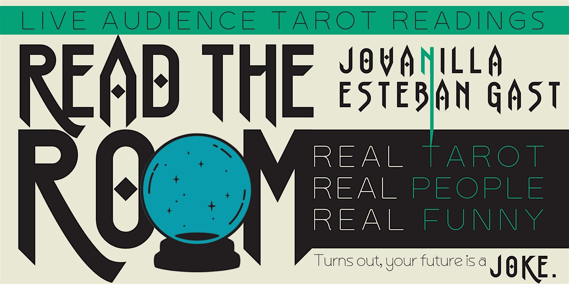 Event artwork for Read The Room: Tarot & Comedy