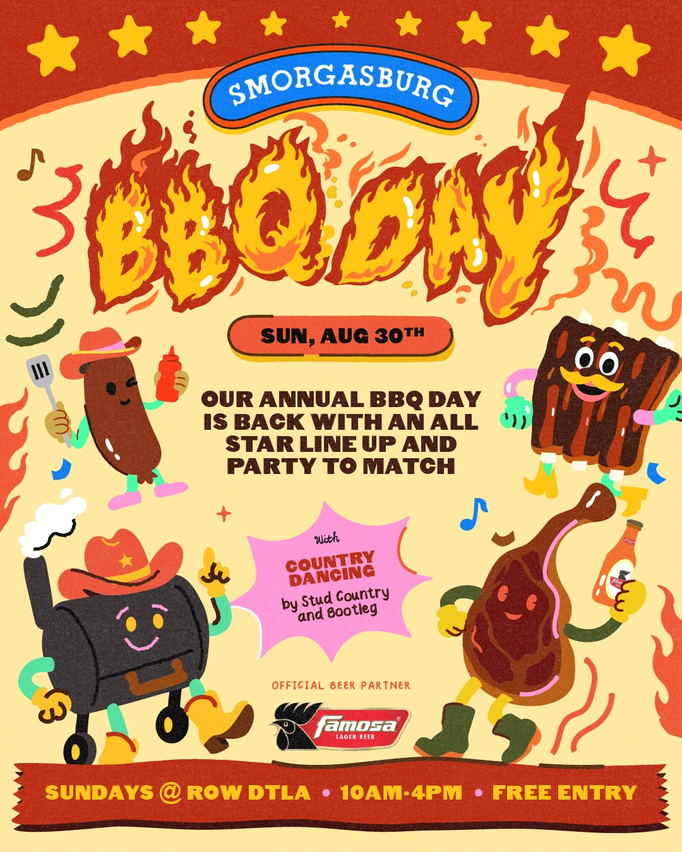 Event artwork for Smorgasburg LA BBQ Day