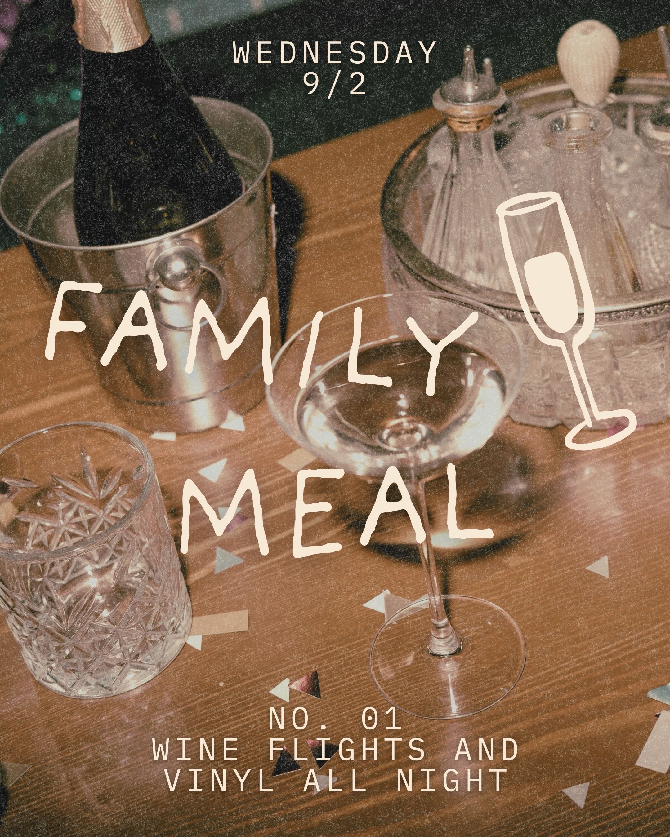 Hearth Family Meal No. 01 event flyer