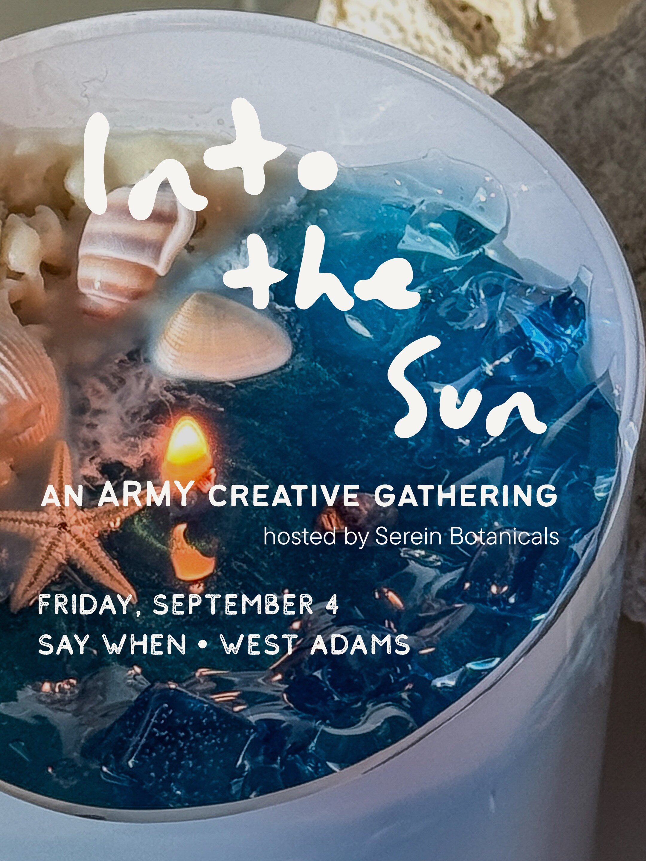 ARIRANG Scent Lab workshop flyer for September 4 at Say When