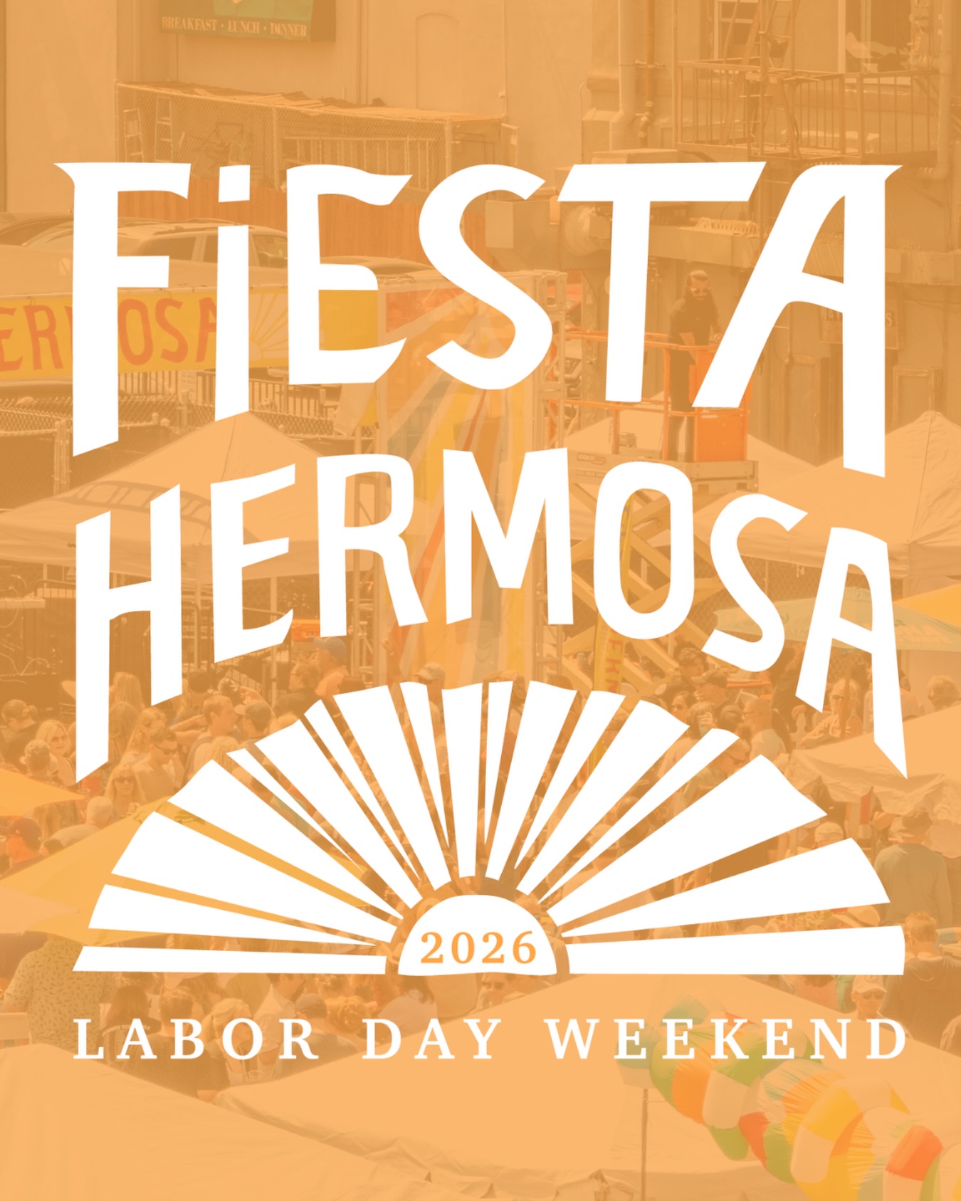Fiesta Hermosa 2026 Labor Day Weekend artwork for The Garden on September 5