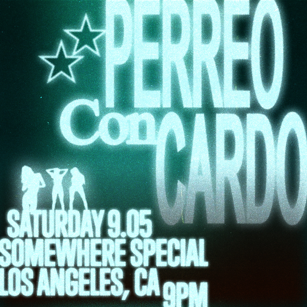 PERREO CON CARDO flyer