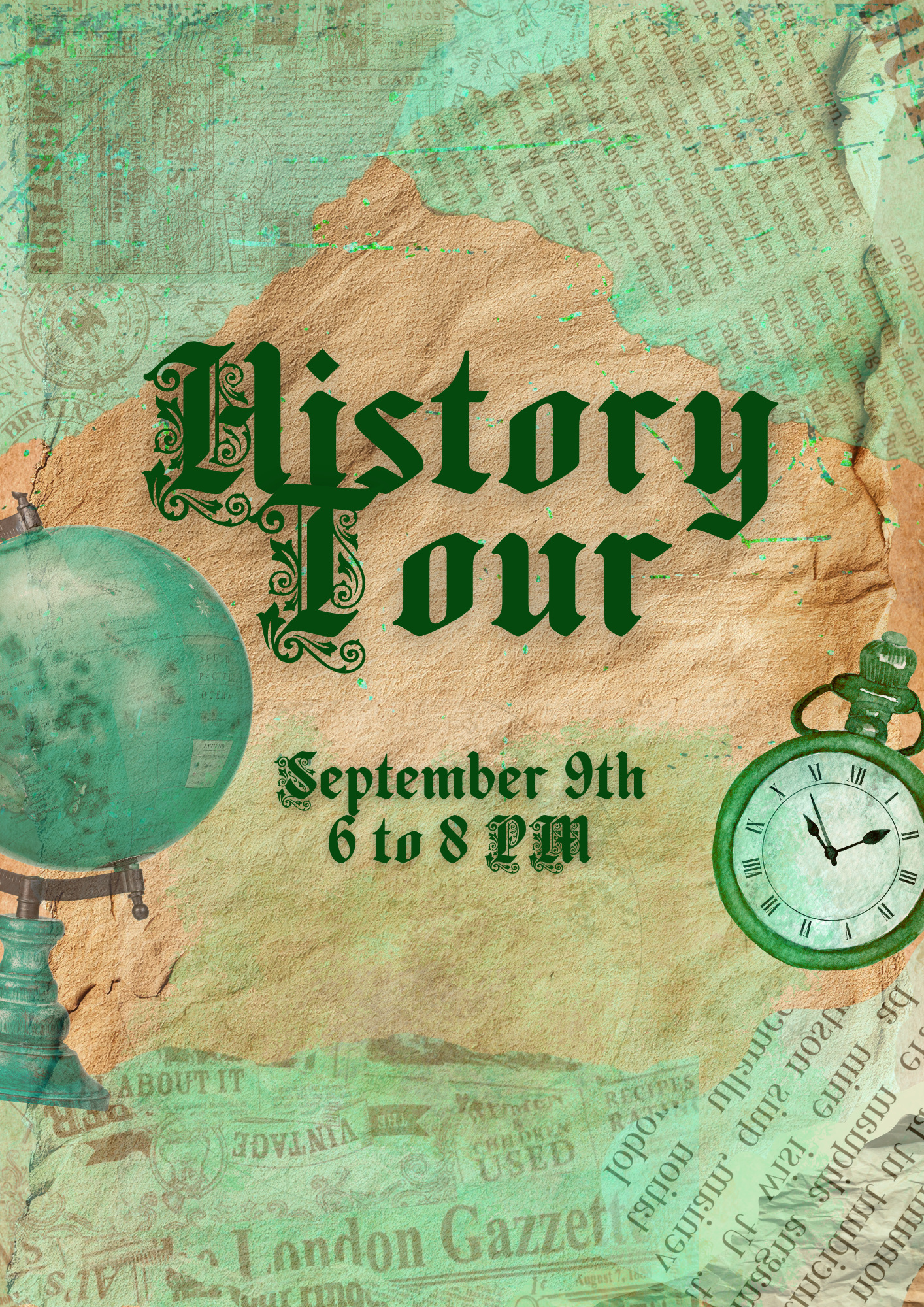 History Tour (sold out) flyer