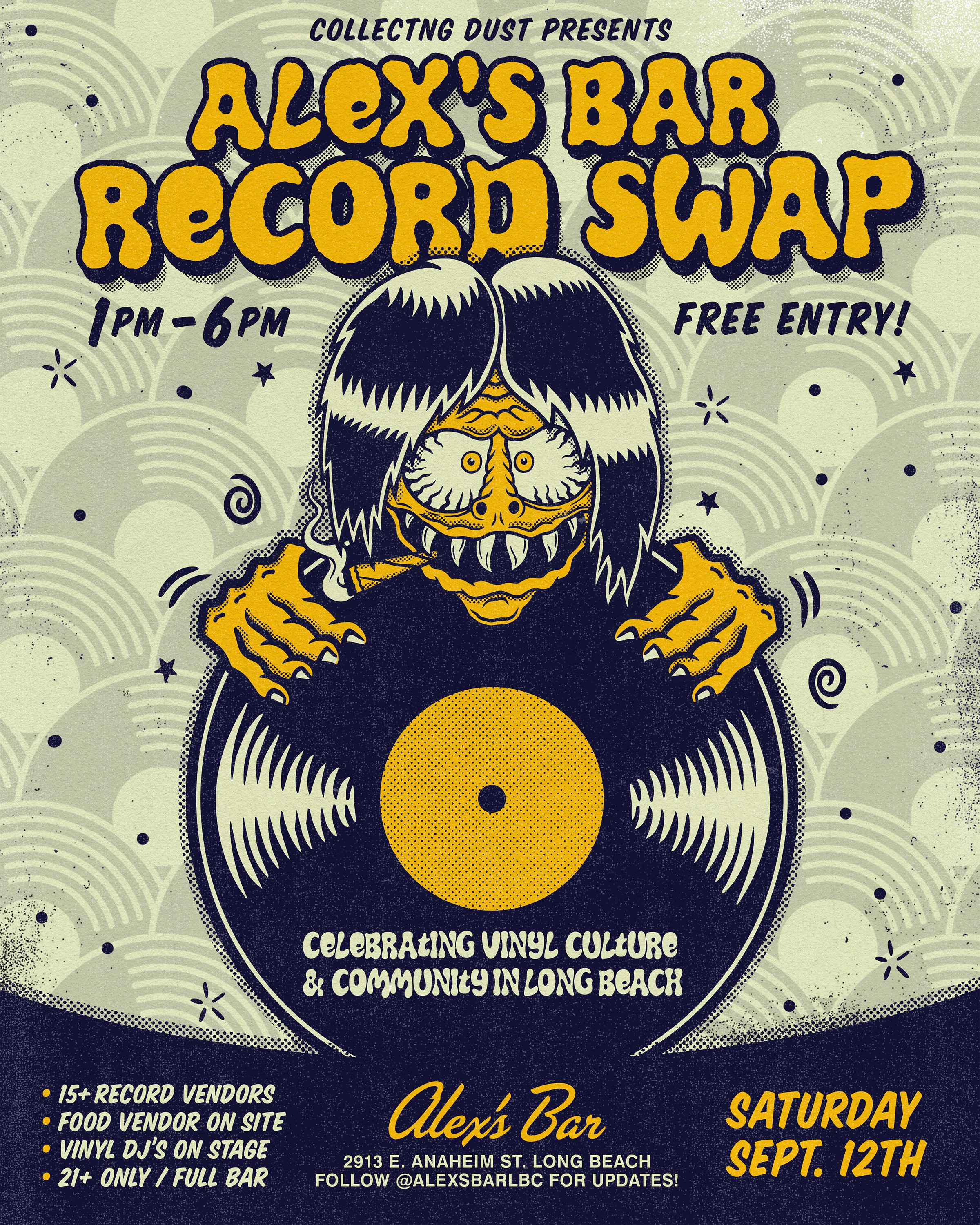 Collecting Dust Record Market event flyer