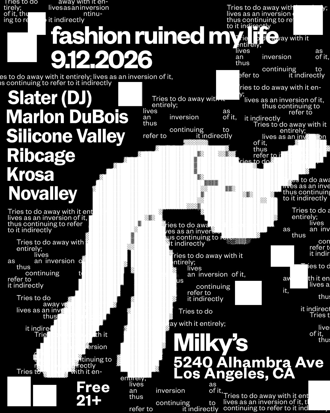 Trying to do away with parties entirely flyer