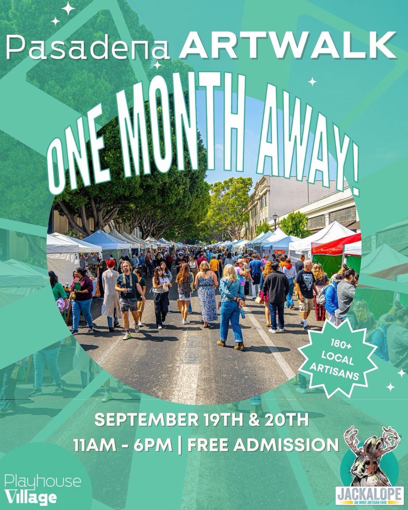 Pasadena ArtWalk 2026 event flyer