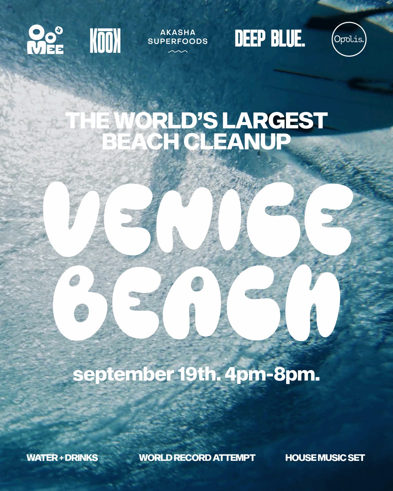 THE WORLD'S LARGEST BEACH CLEANUP flyer