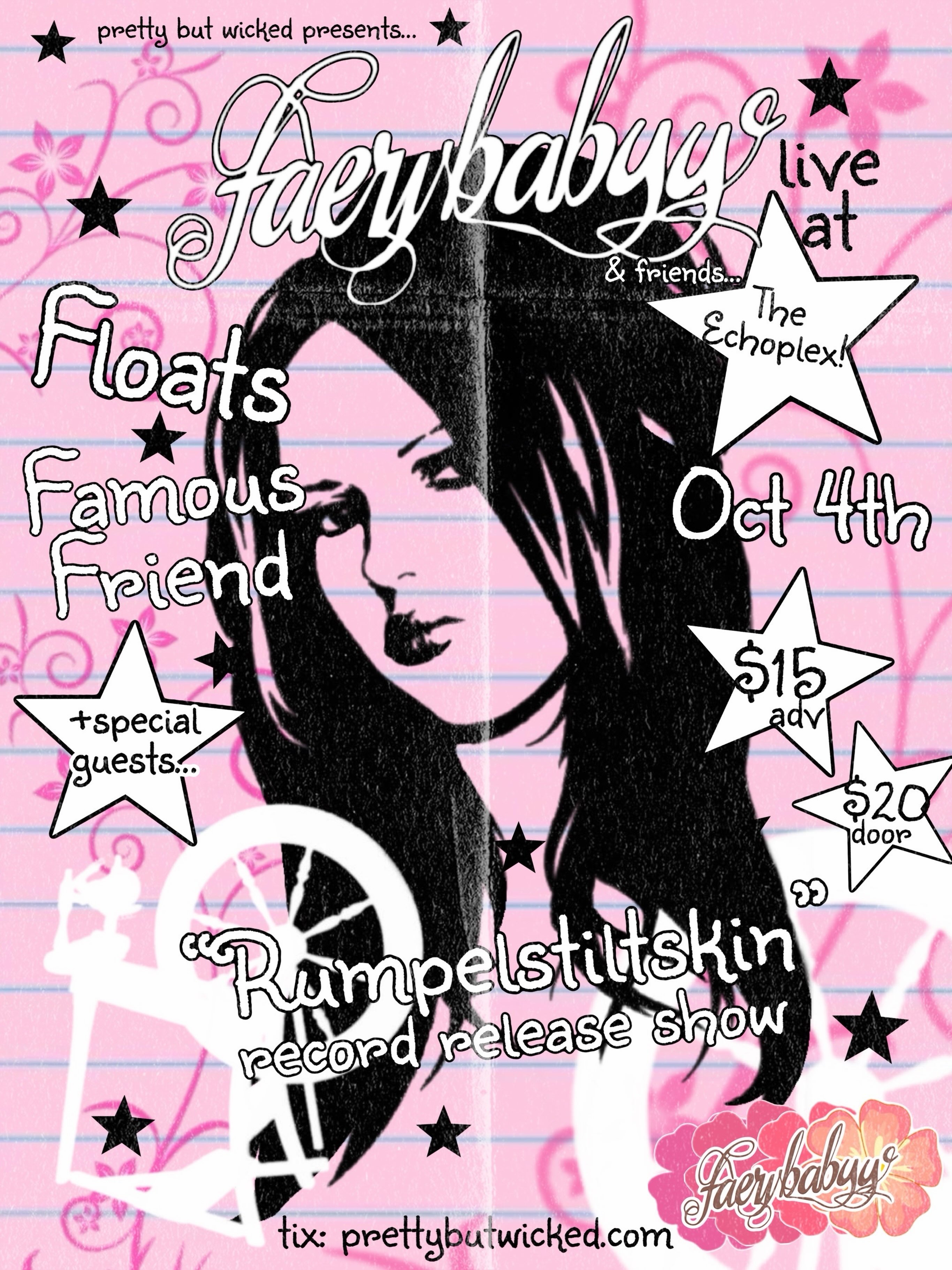 Faerybabyy & Friends event flyer