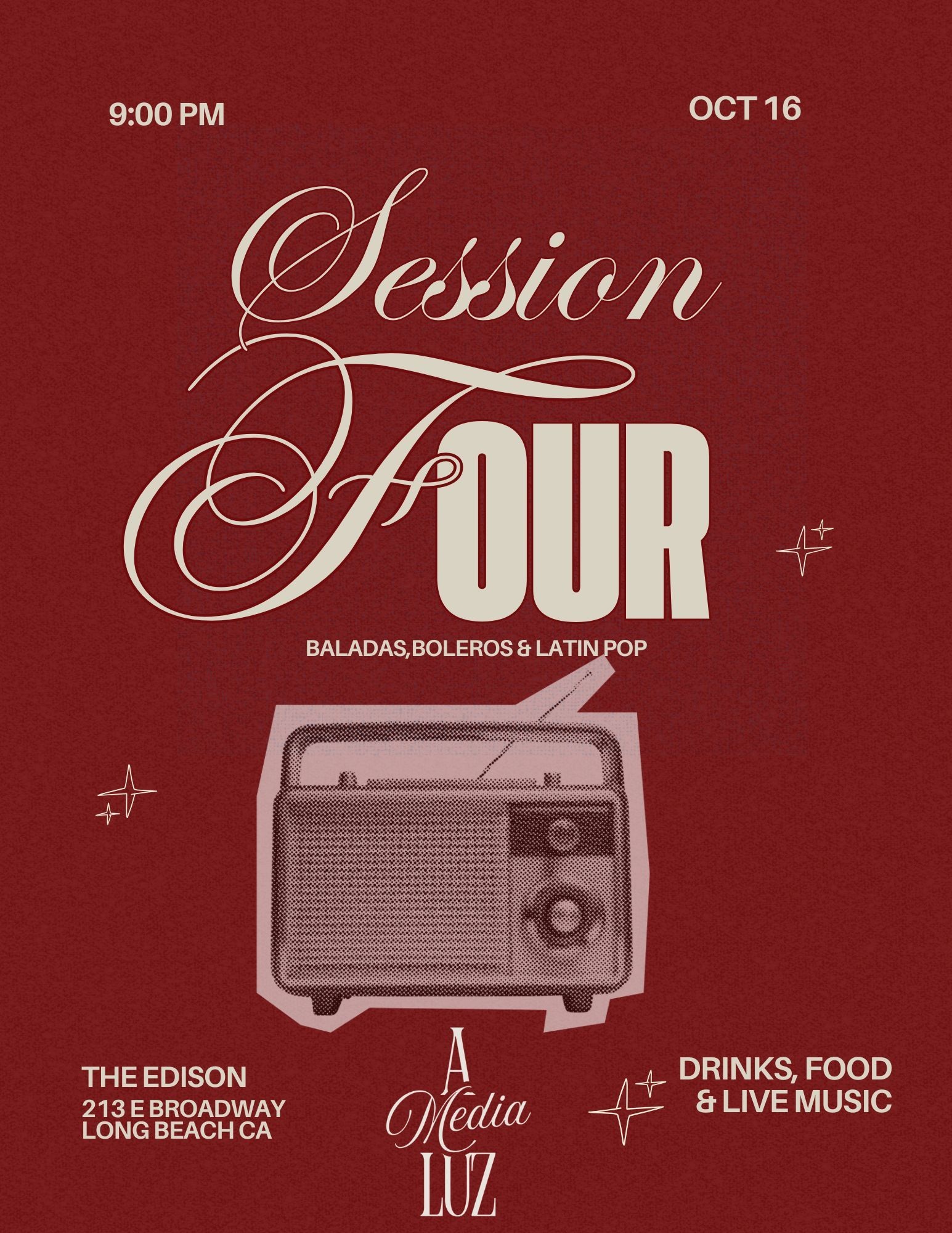 A Media Luz: Session Four flyer