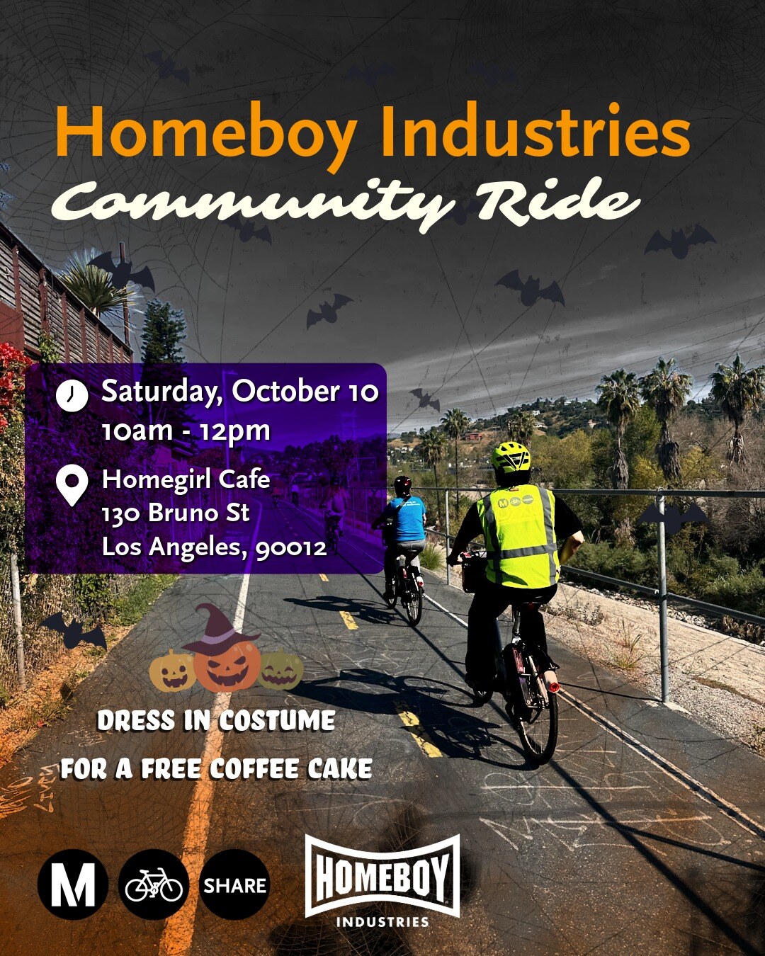 Homeboy Industries Community Ride flyer