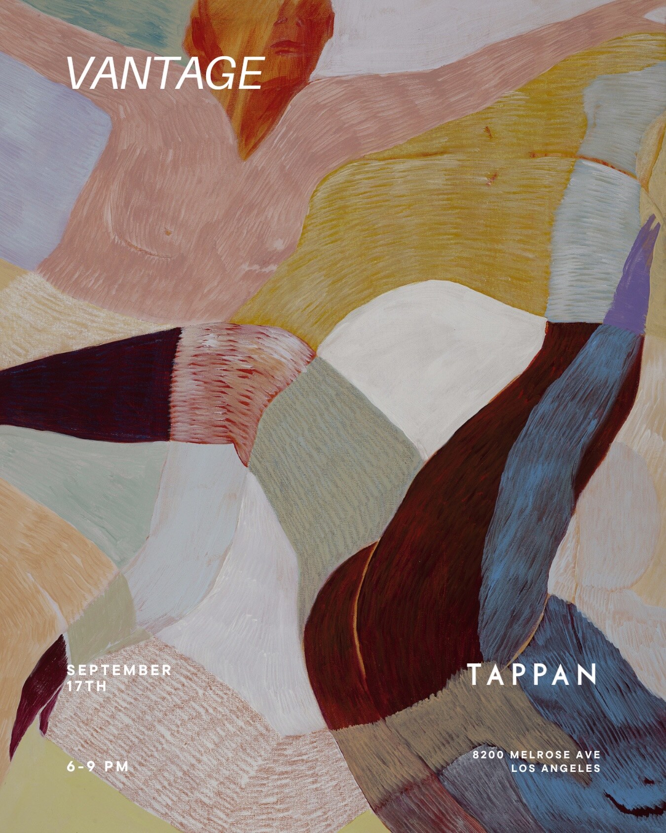 Vantage group exhibition opening at Tappan flyer