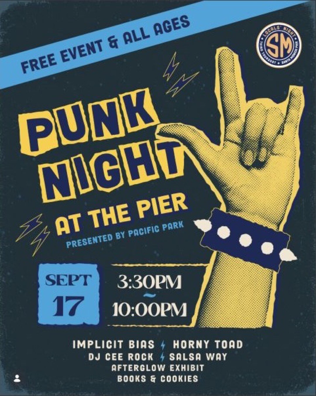 Punk Night at the Pier flyer