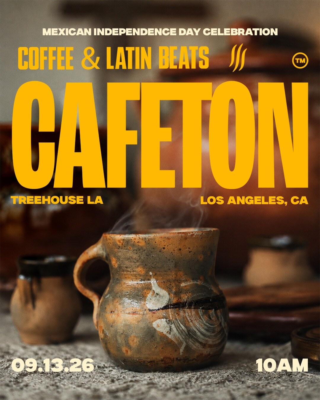 Cafetón Los Angeles September 13 flyer