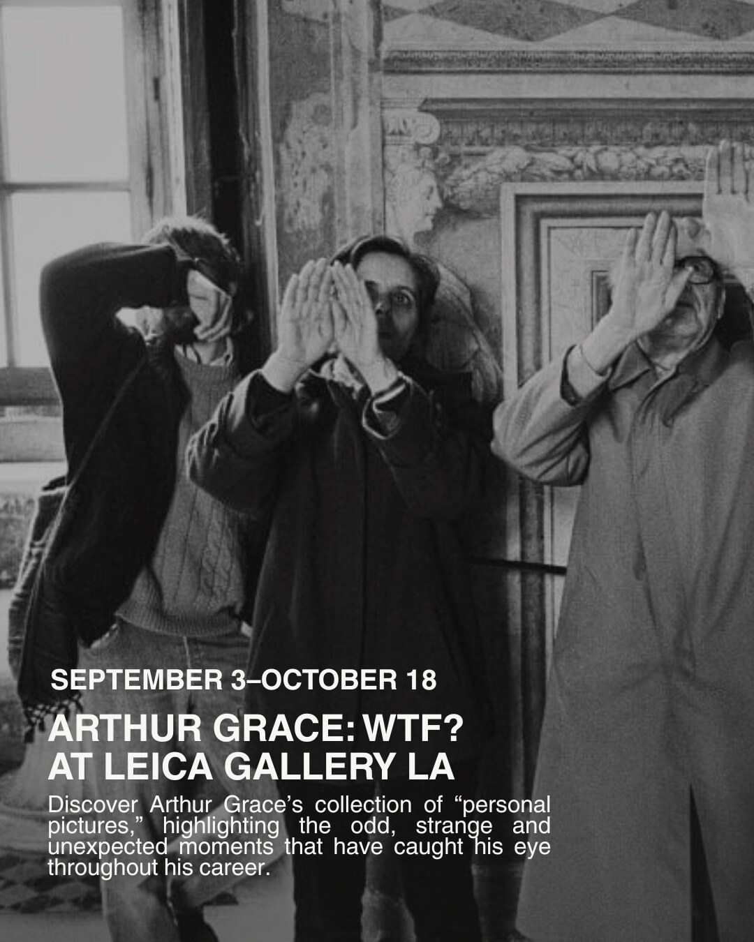 Arthur Grace WTF exhibition announcement