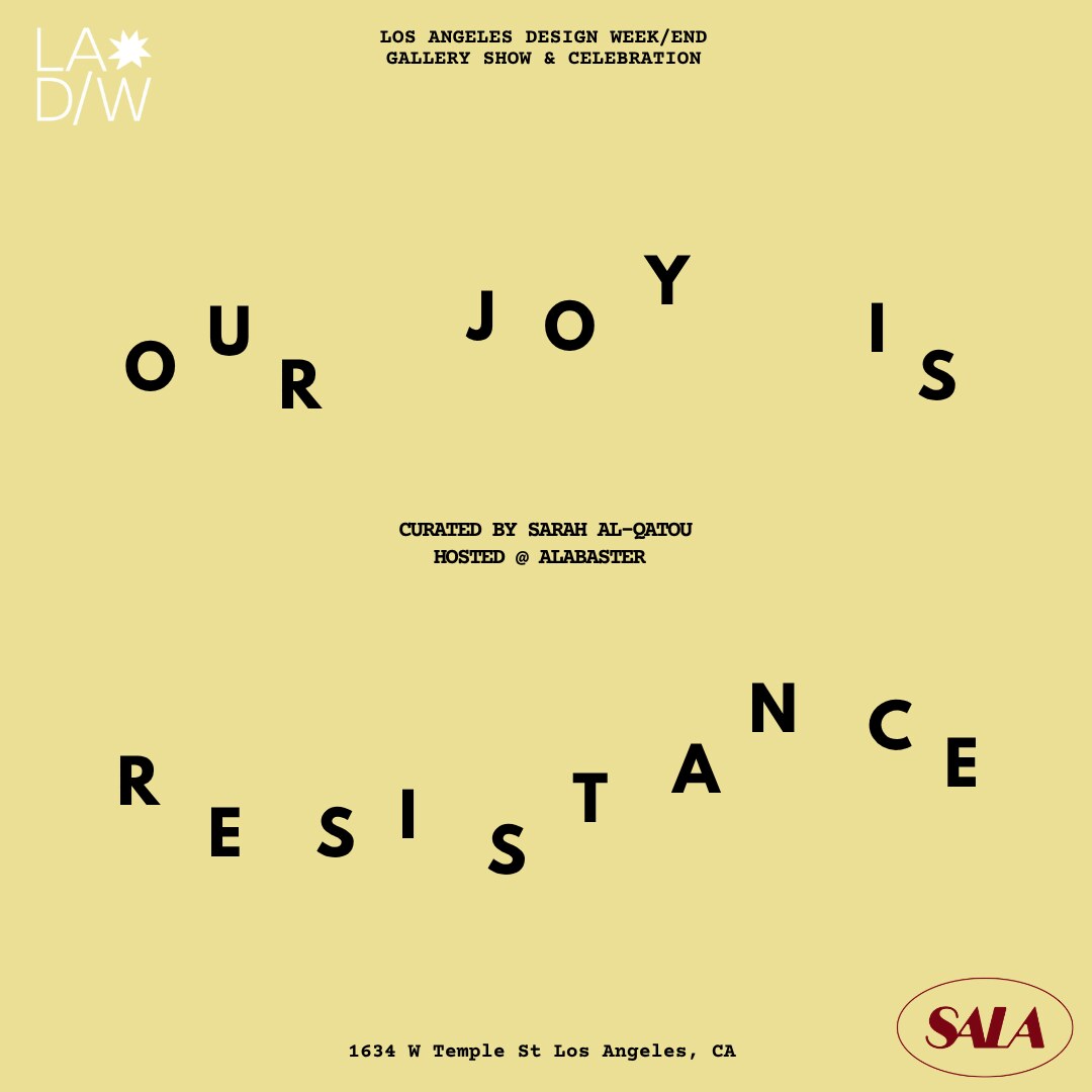 Our Joy Is Resistance gallery show and celebration flyer.