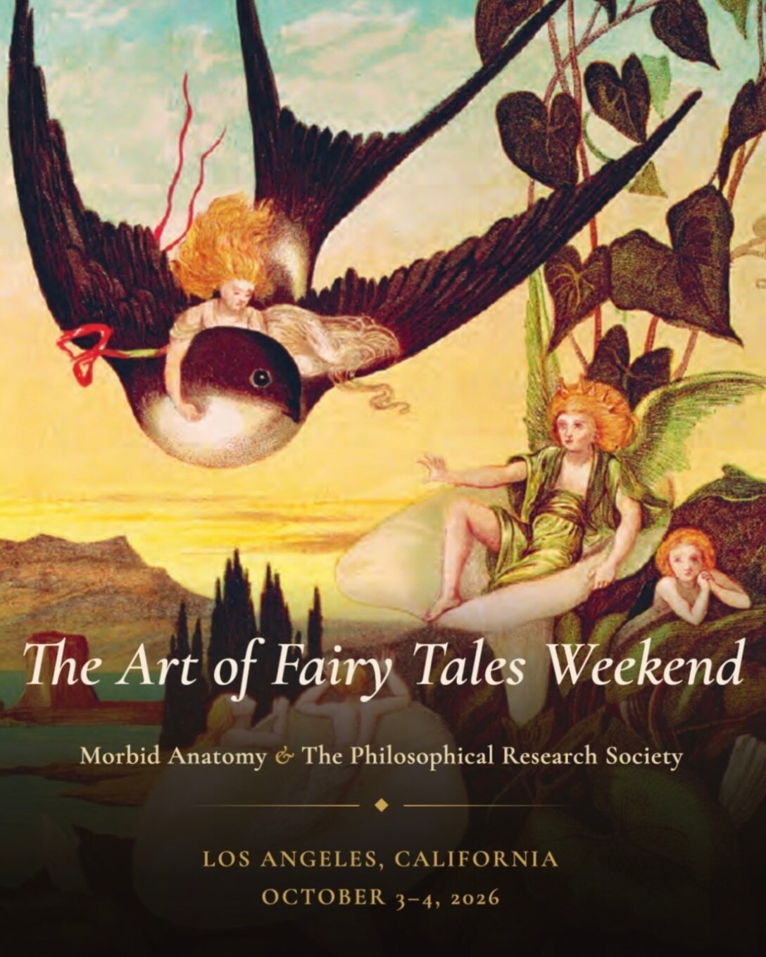 The Art of Fairy Tales Weekend illustrated flyer