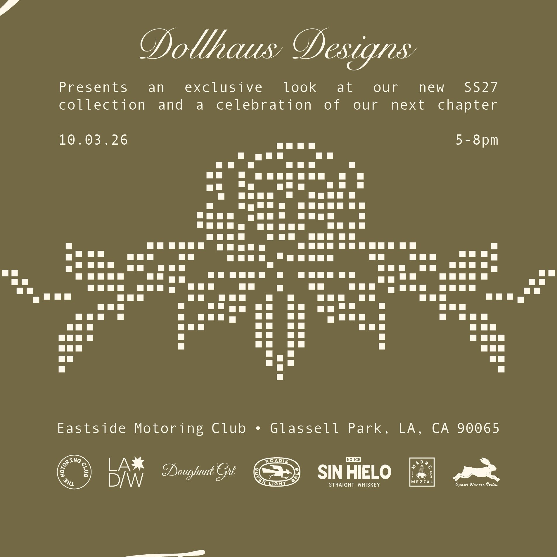 Dollhaus Designs event flyer