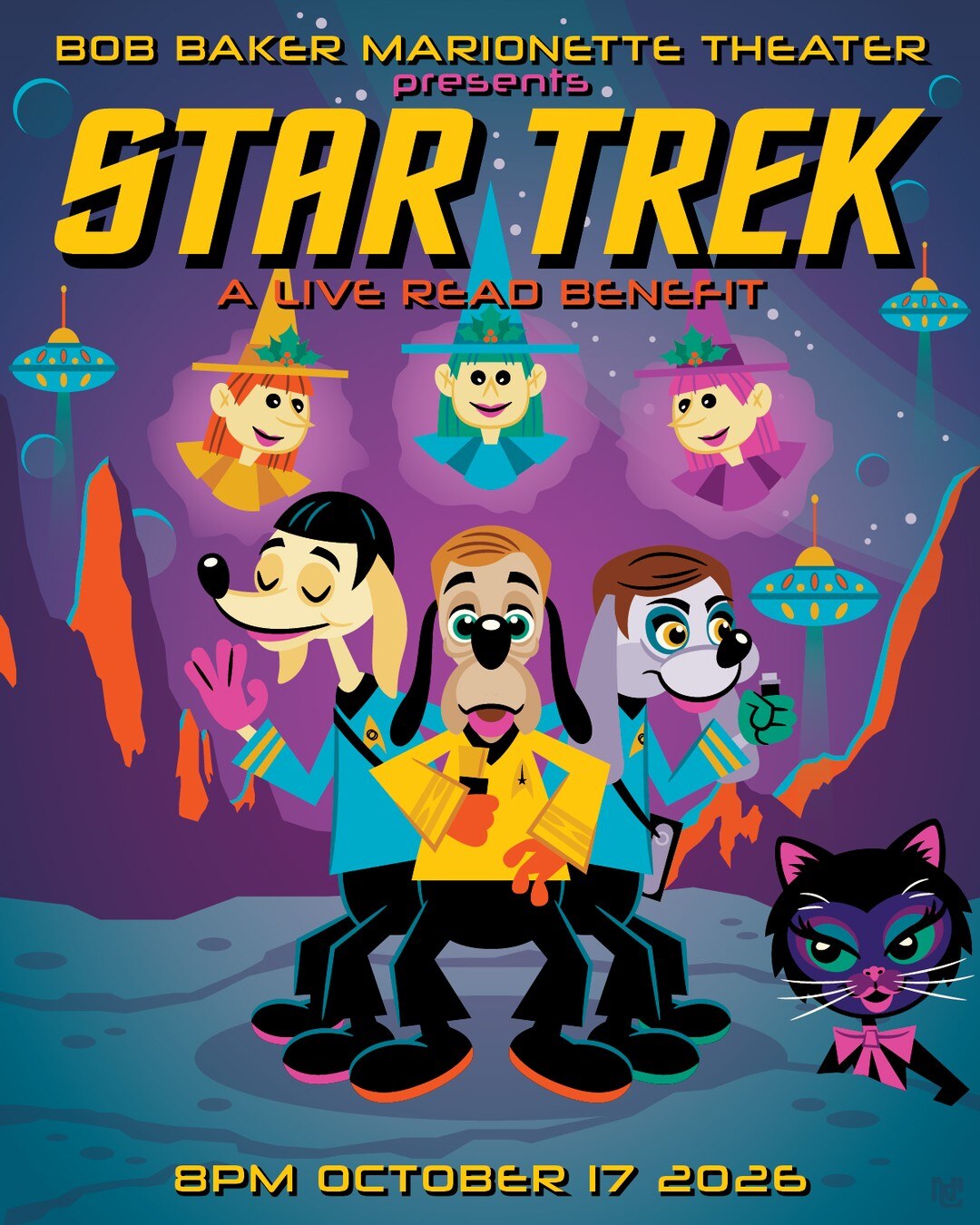 Star Trek: A Live Read Benefit! flyer