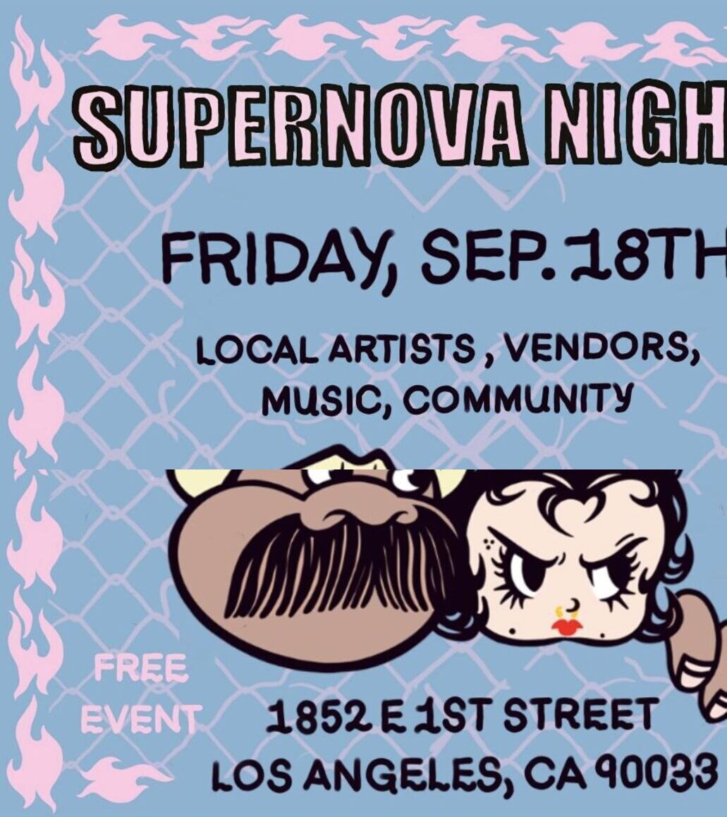 SuperNova Nights September flyer