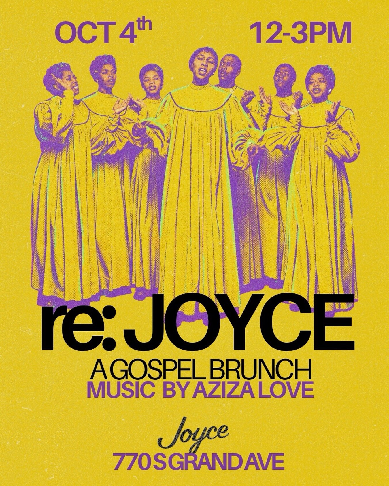 re:JOYCE A Gospel Brunch flyer