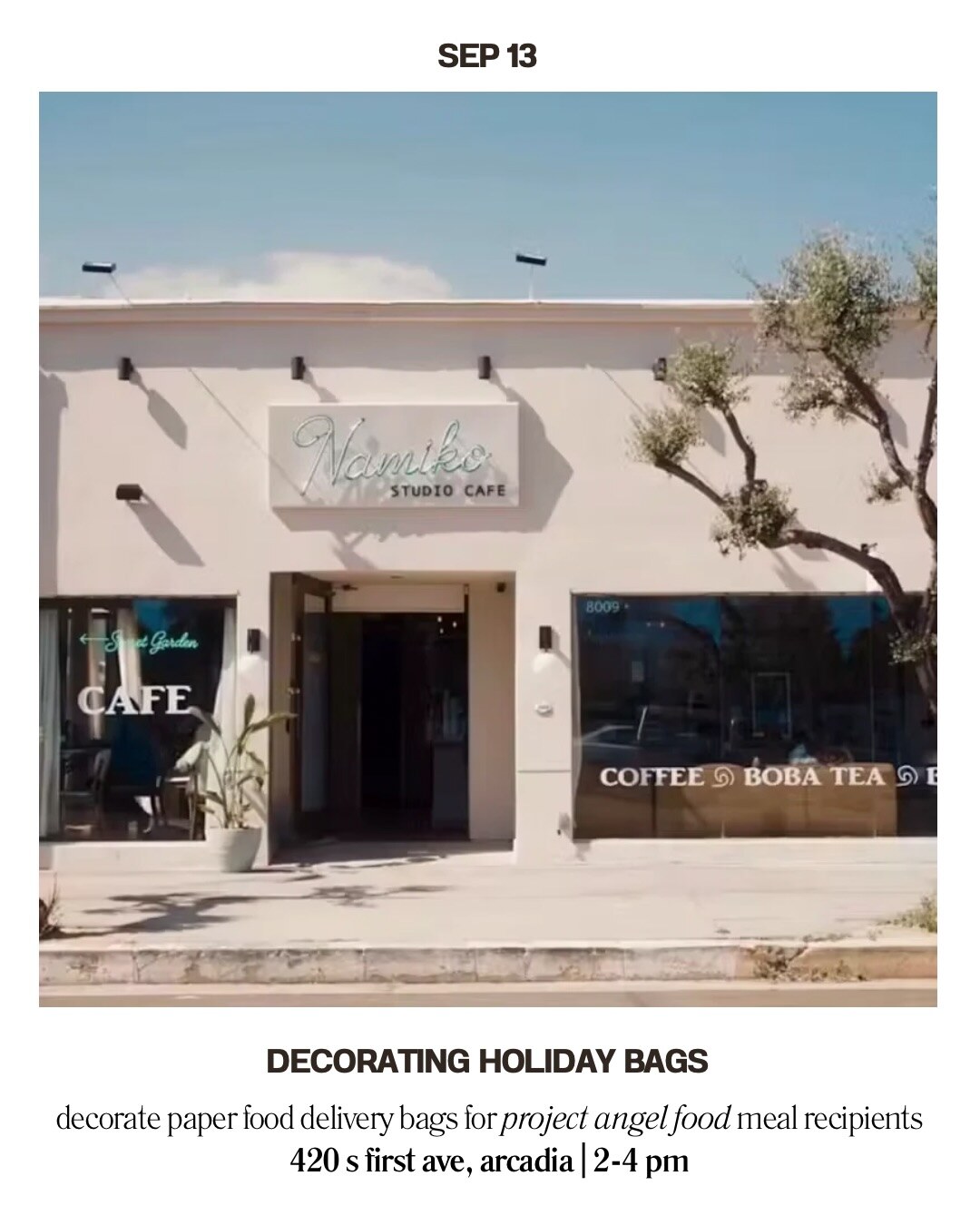 good transplants holiday bag decorating flyer