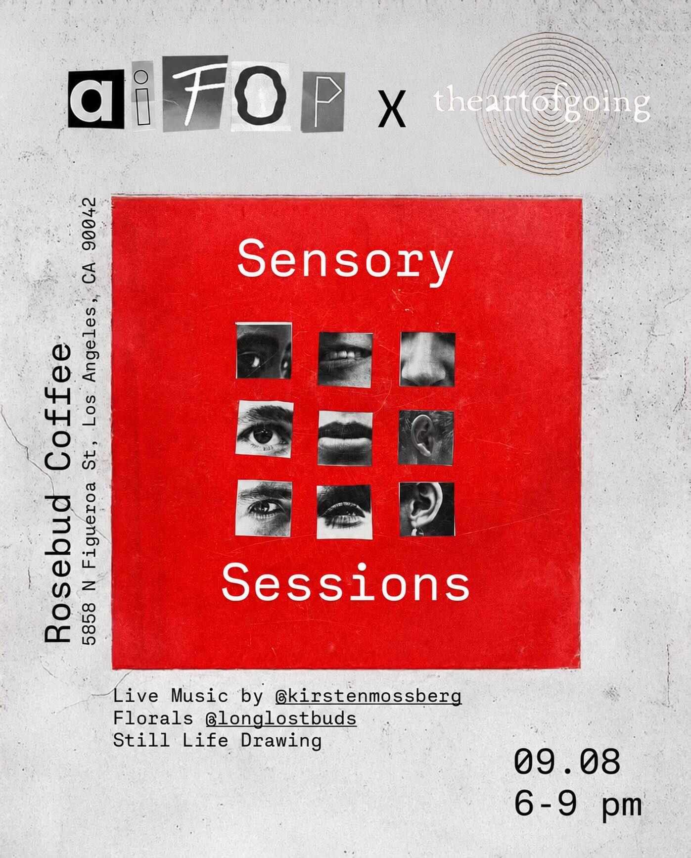Sensory Sessions 02 flyer for Rosebud Coffee on September 8