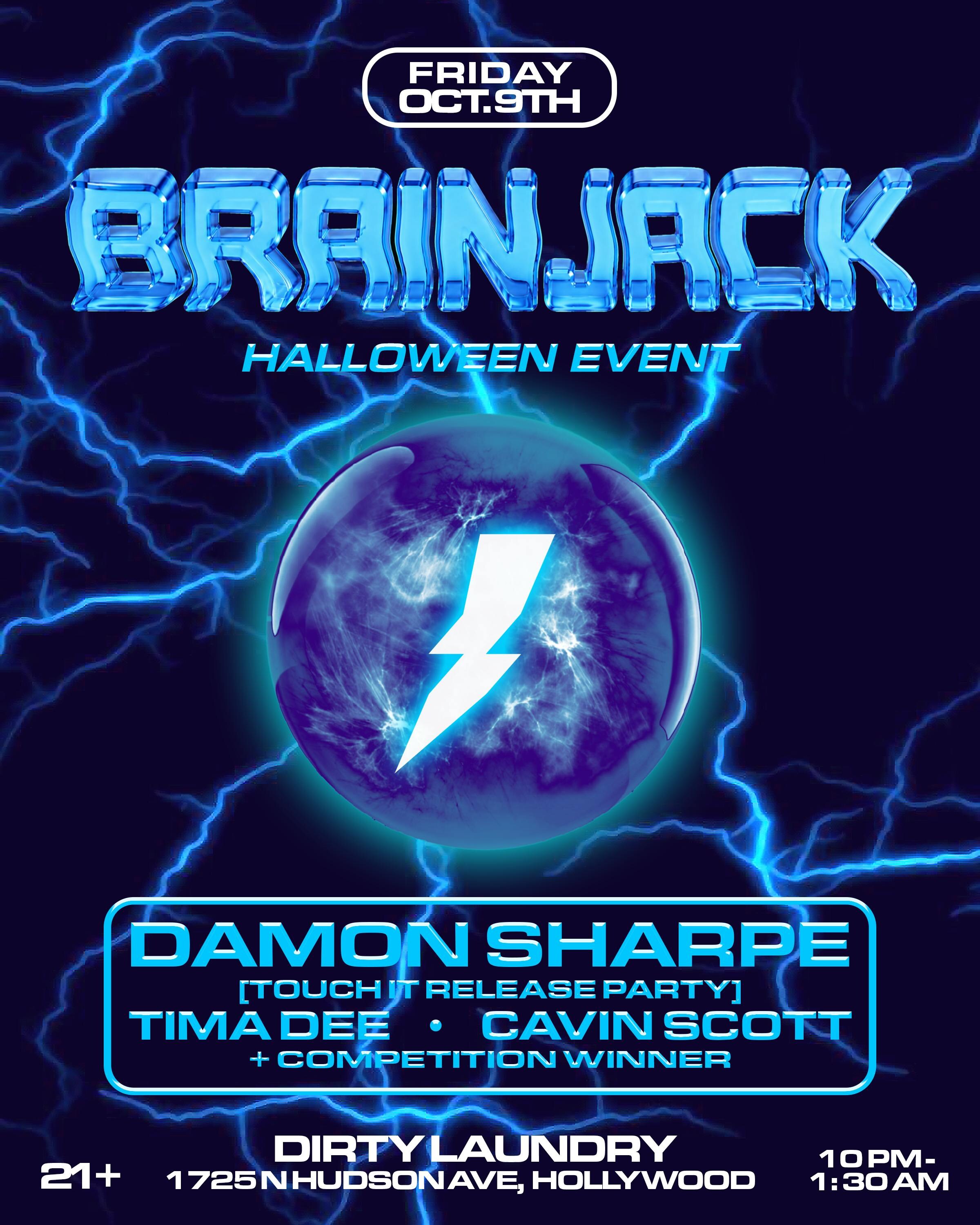 BRAINJACK HALLOWEEN: VIP GUESTLIST official event flyer