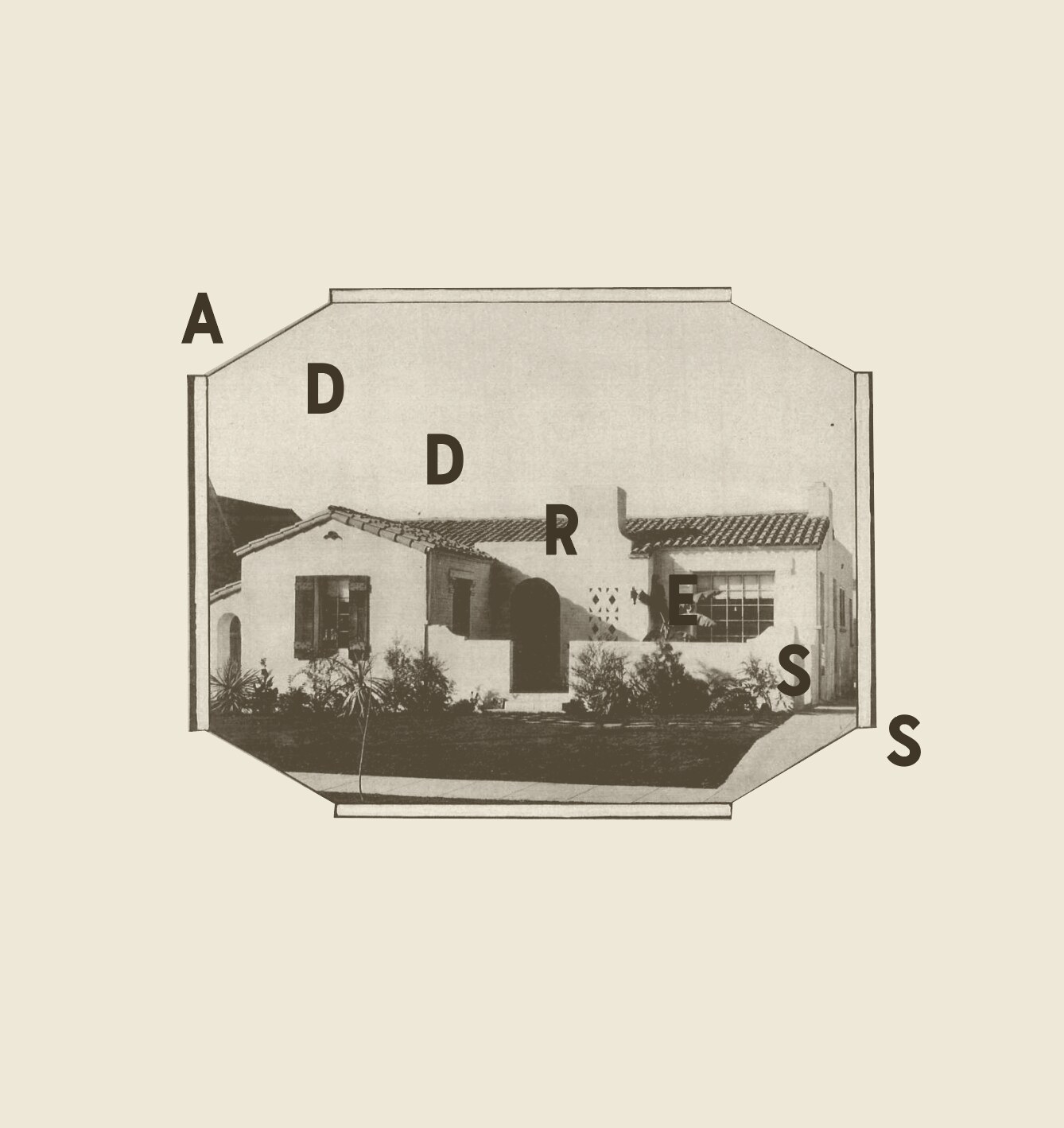 CLUB : Address Typography event flyer