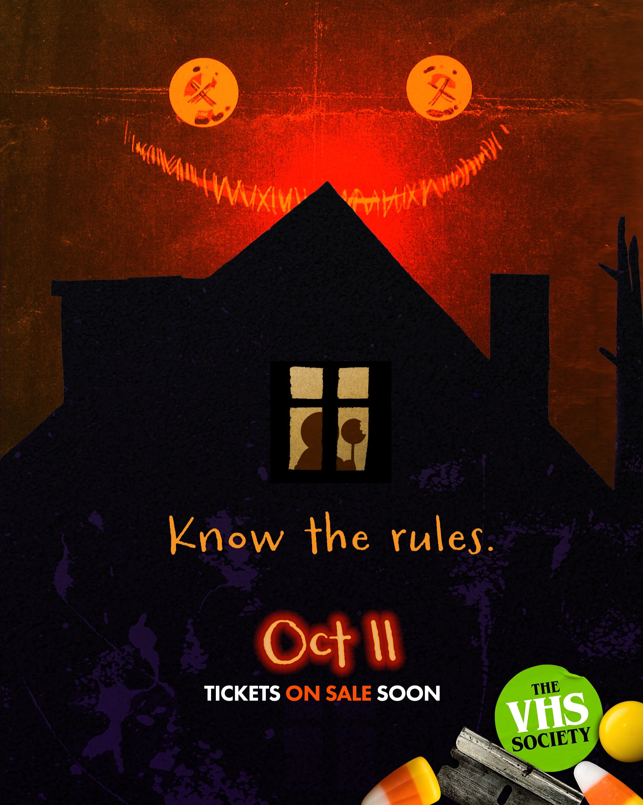 Trick ’r Treat Halloween party teaser for October 11 from The VHS Society