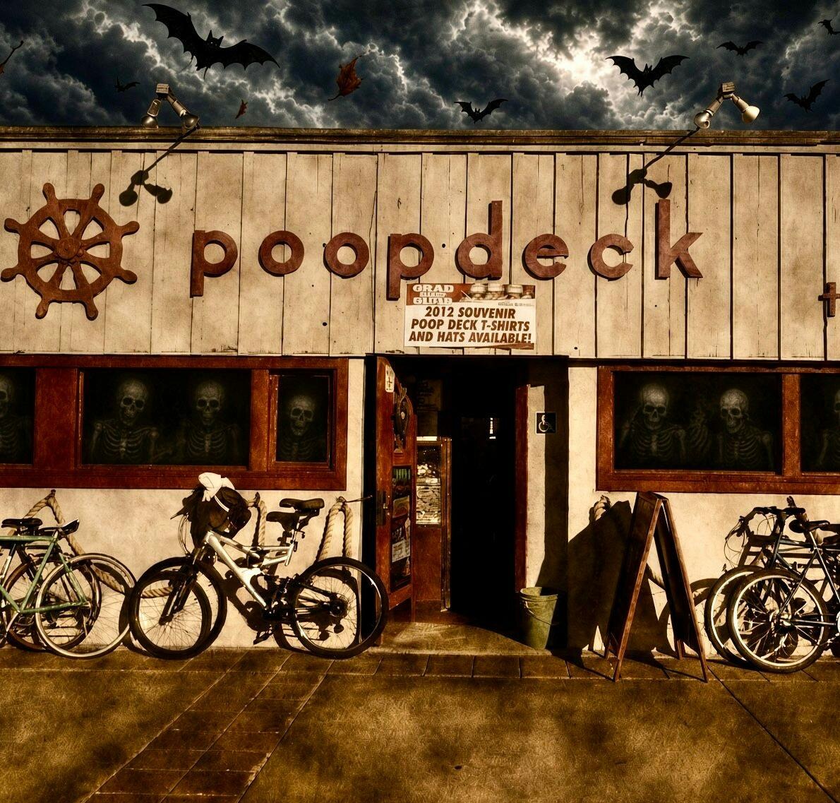 halloween | 10.31 | poop deck official event flyer