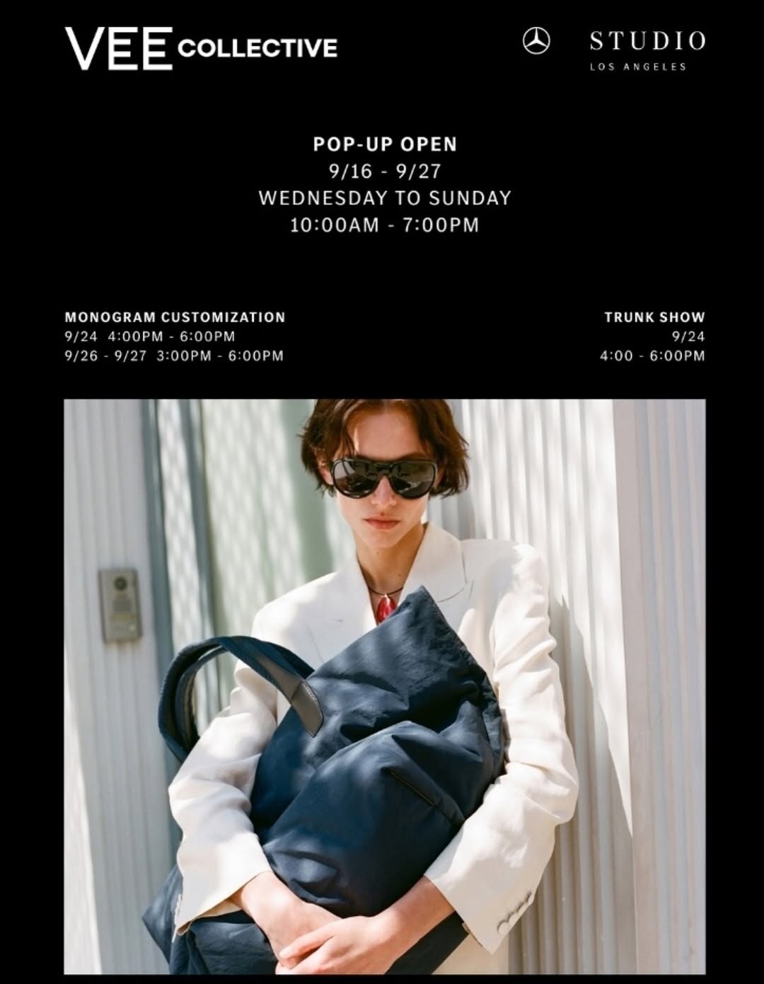 VEE Collective Pop-Up event flyer