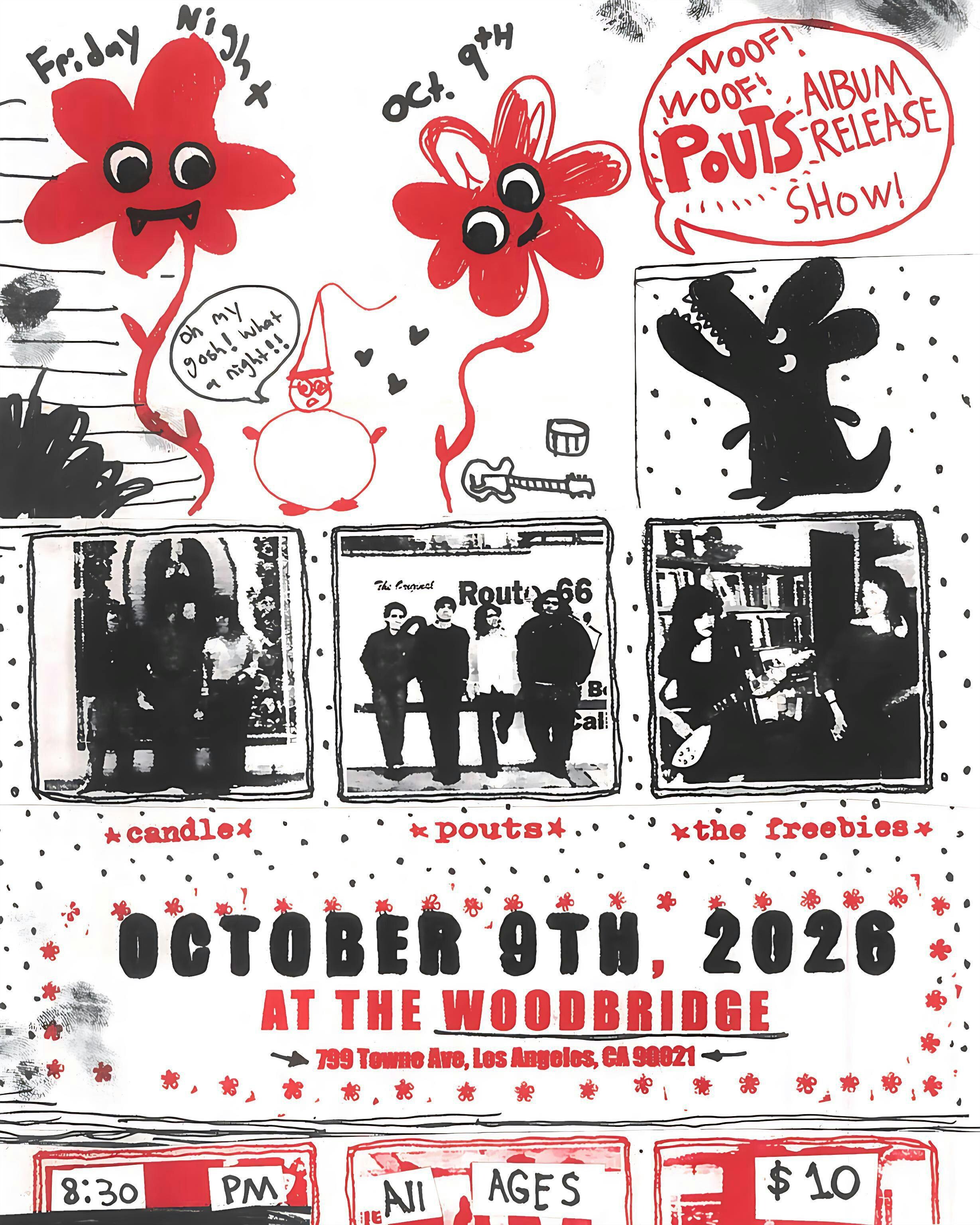 Pouts Album Release Show!!! official event flyer