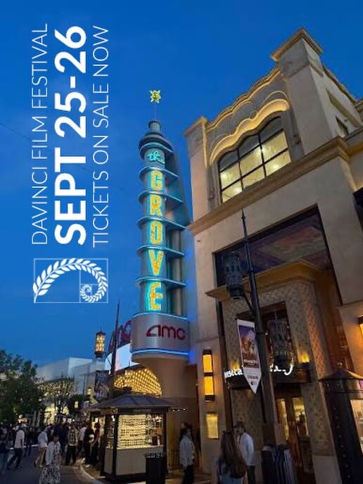 DaVinci International Film Festival poster for September 25 and 26 at The Grove