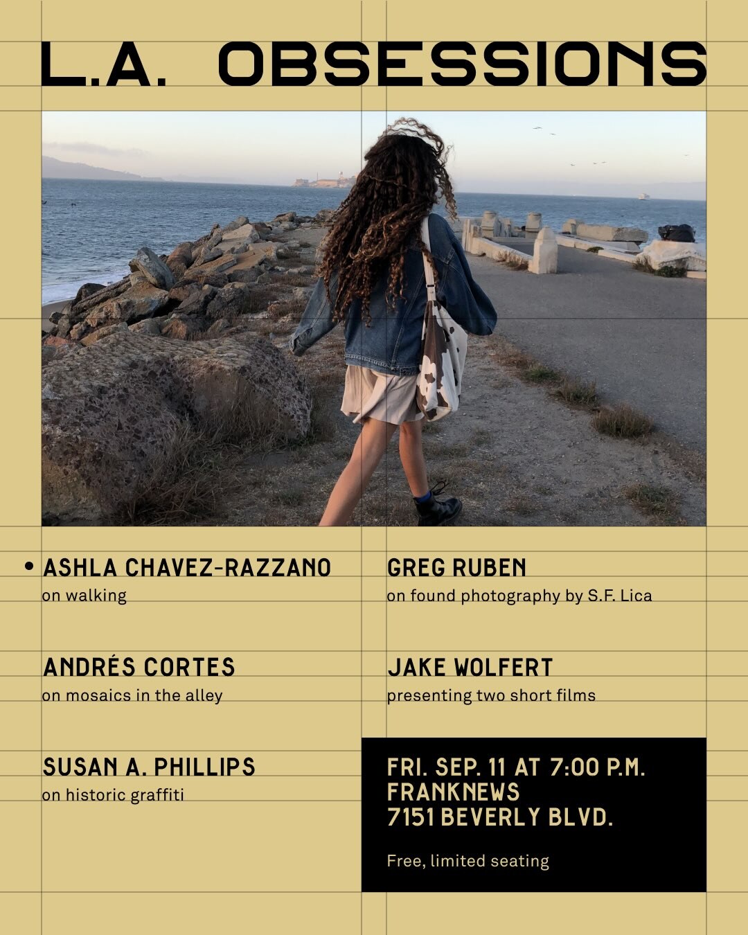 L.A. Obsessions live variety show flyer