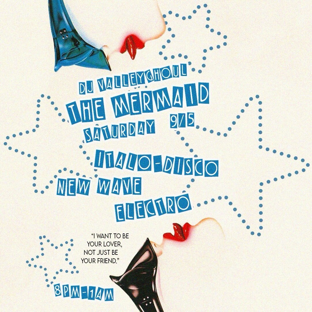 I/T/A/L/O/N/I/G/H/T flyer for September 5 at The Mermaid in Little Tokyo