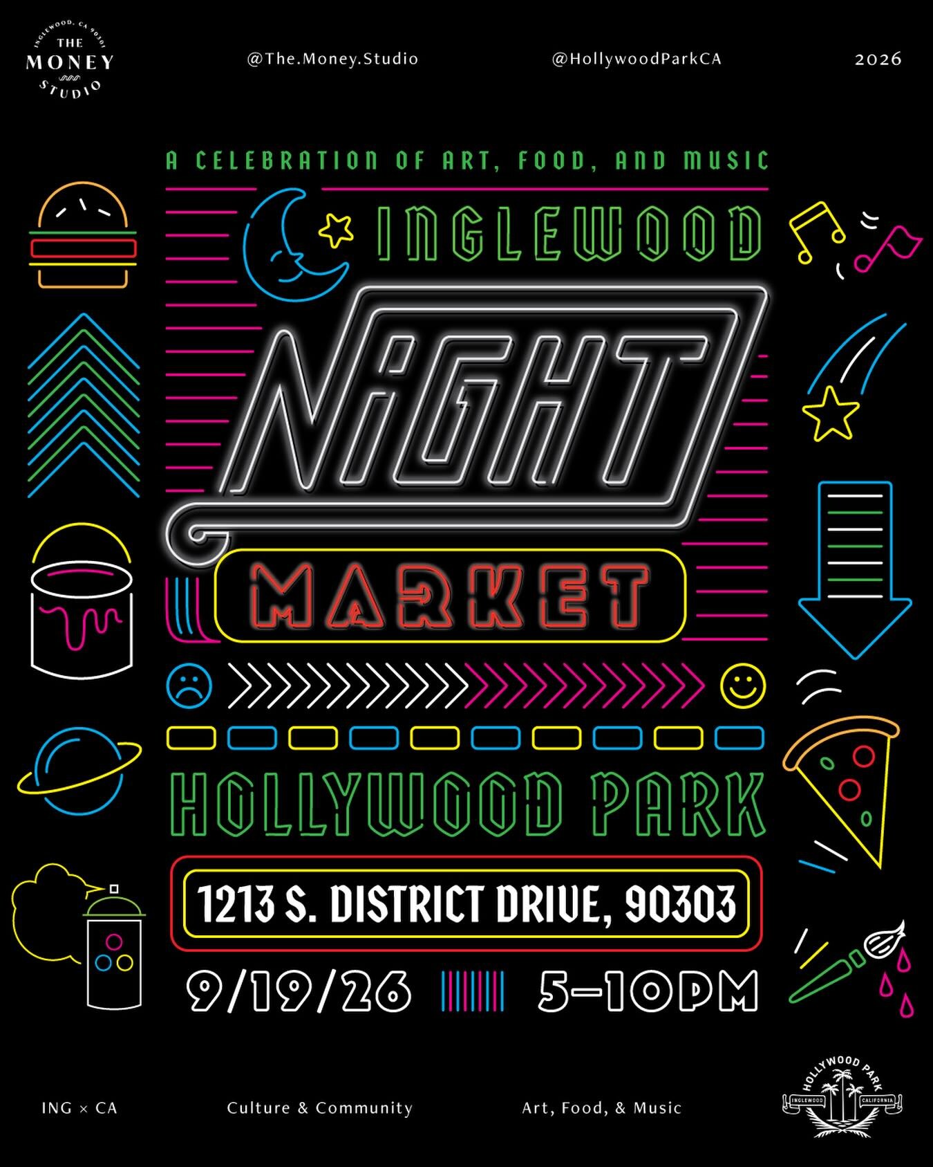 Inglewood Night Market September 19 flyer