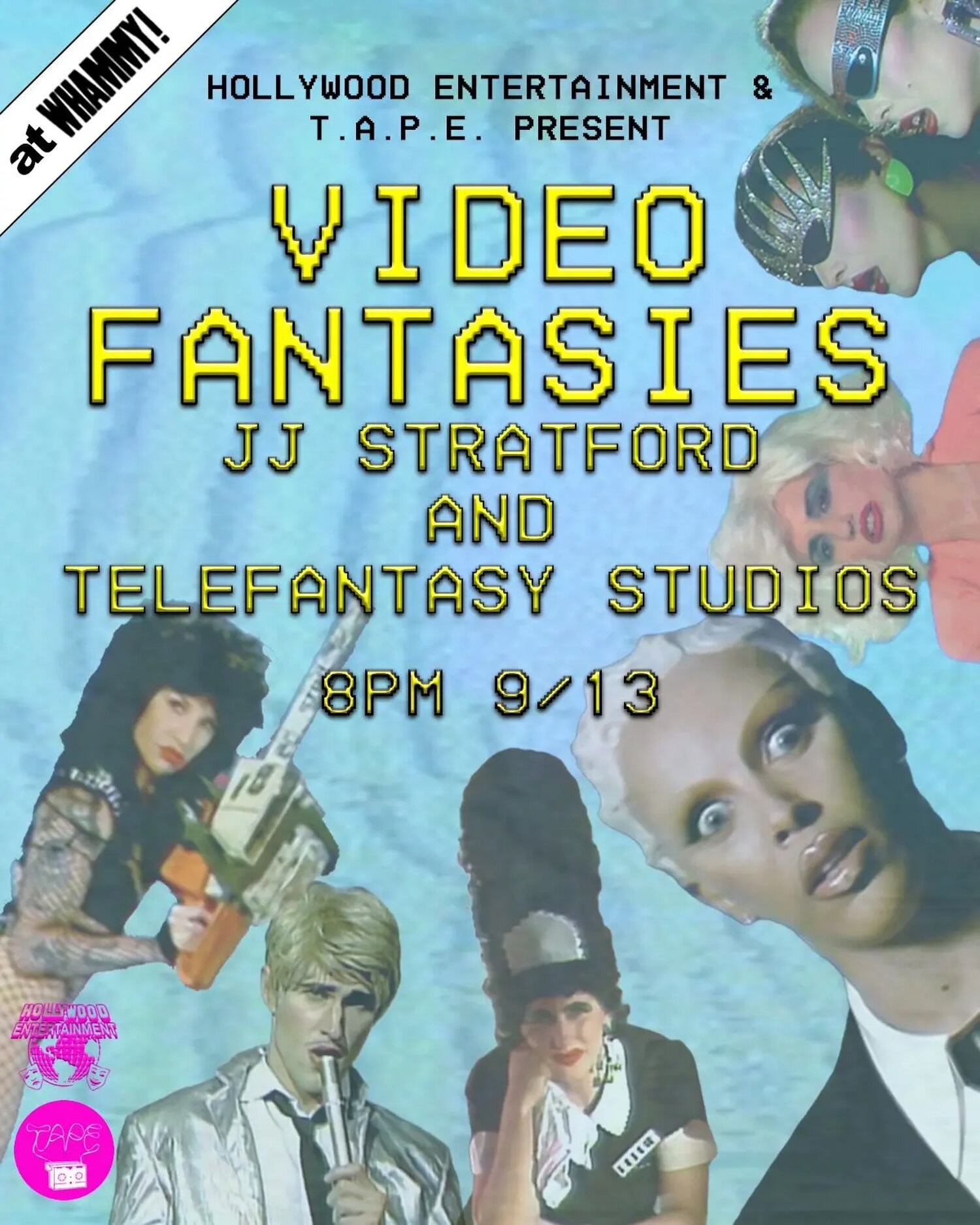 Video Fantasies flyer featuring JJ Stratford and Telefantasy Studios