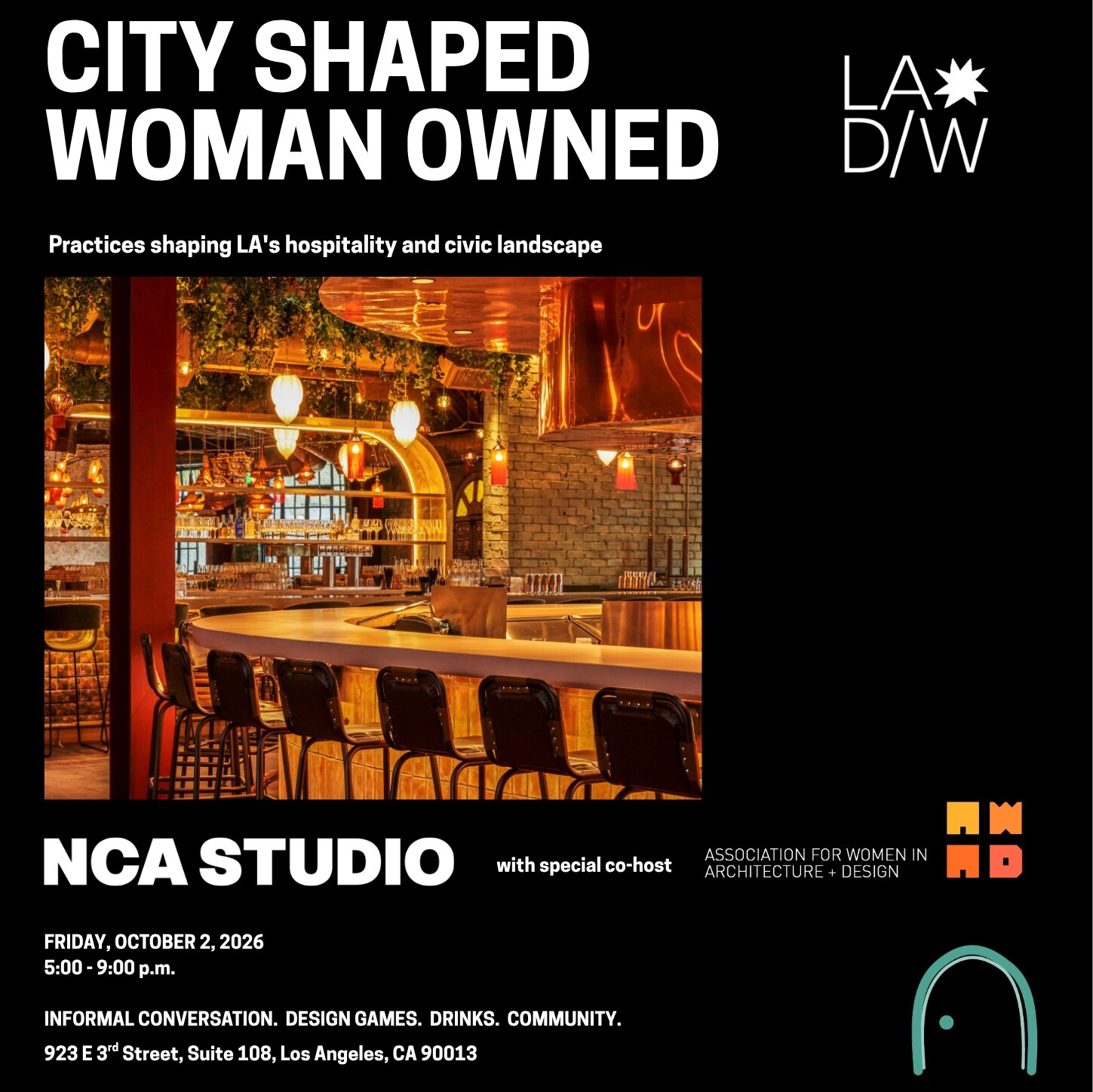 NCA Studio event flyer
