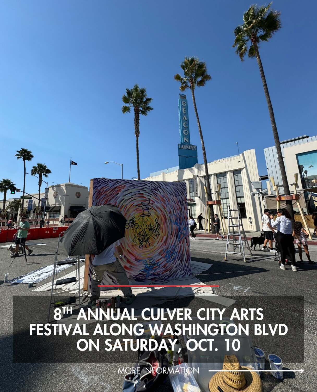 Flyer for the eighth annual Culver City Arts Festival.