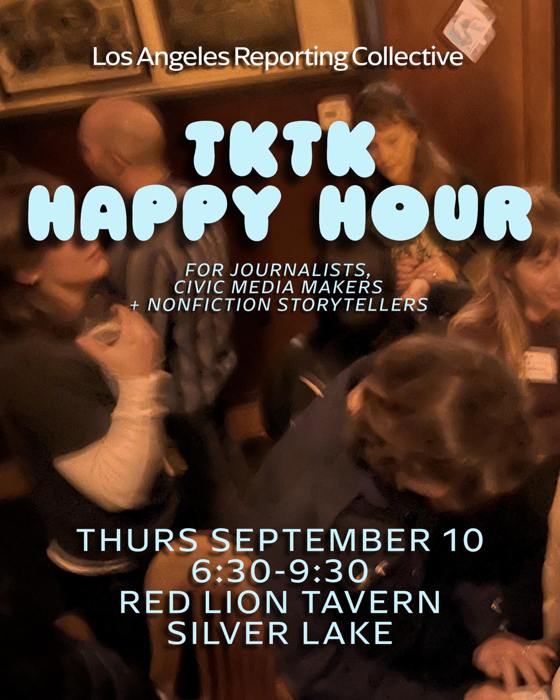 LARC TKTK Happy Hour flyer