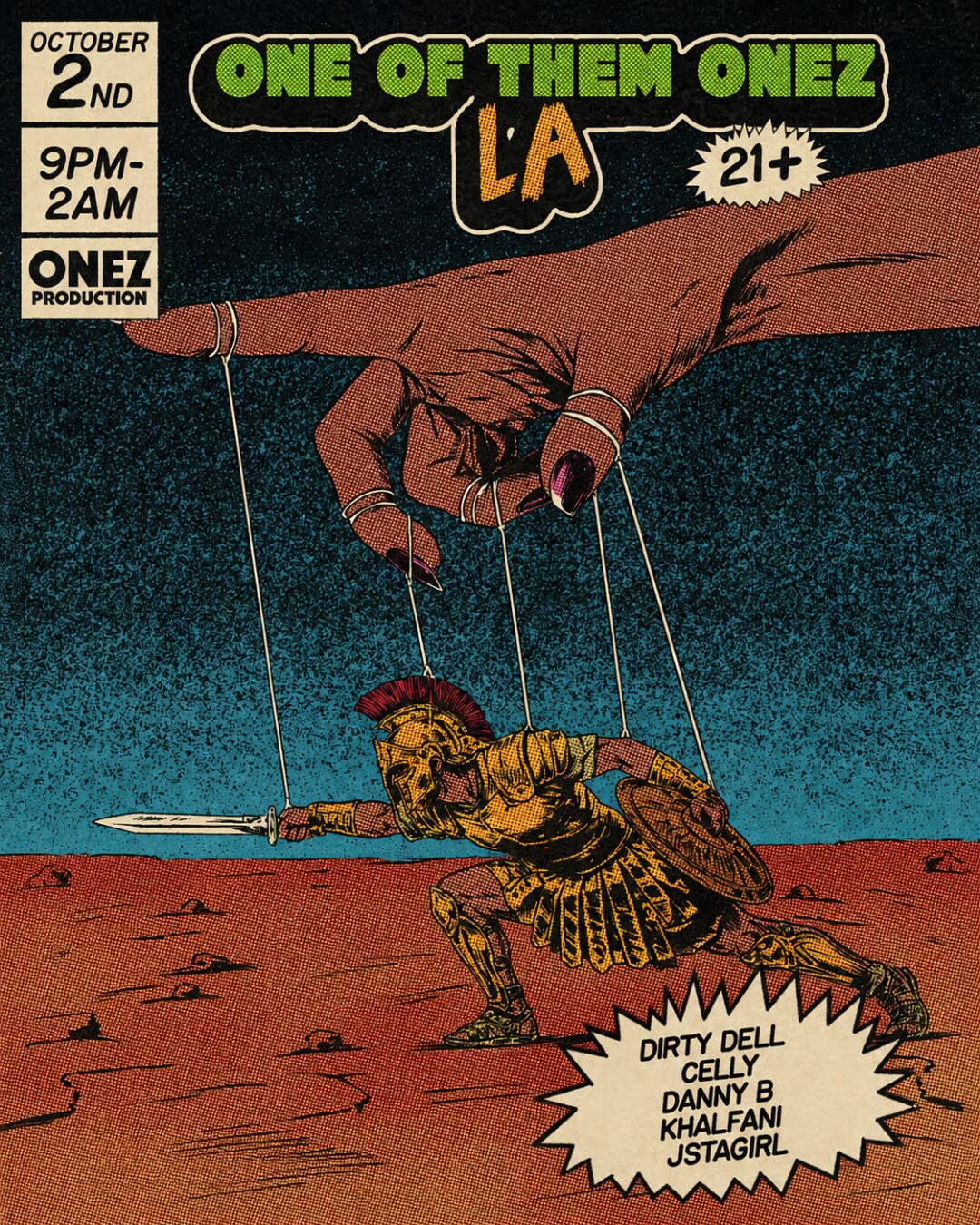 One of Them Onez LA event flyer