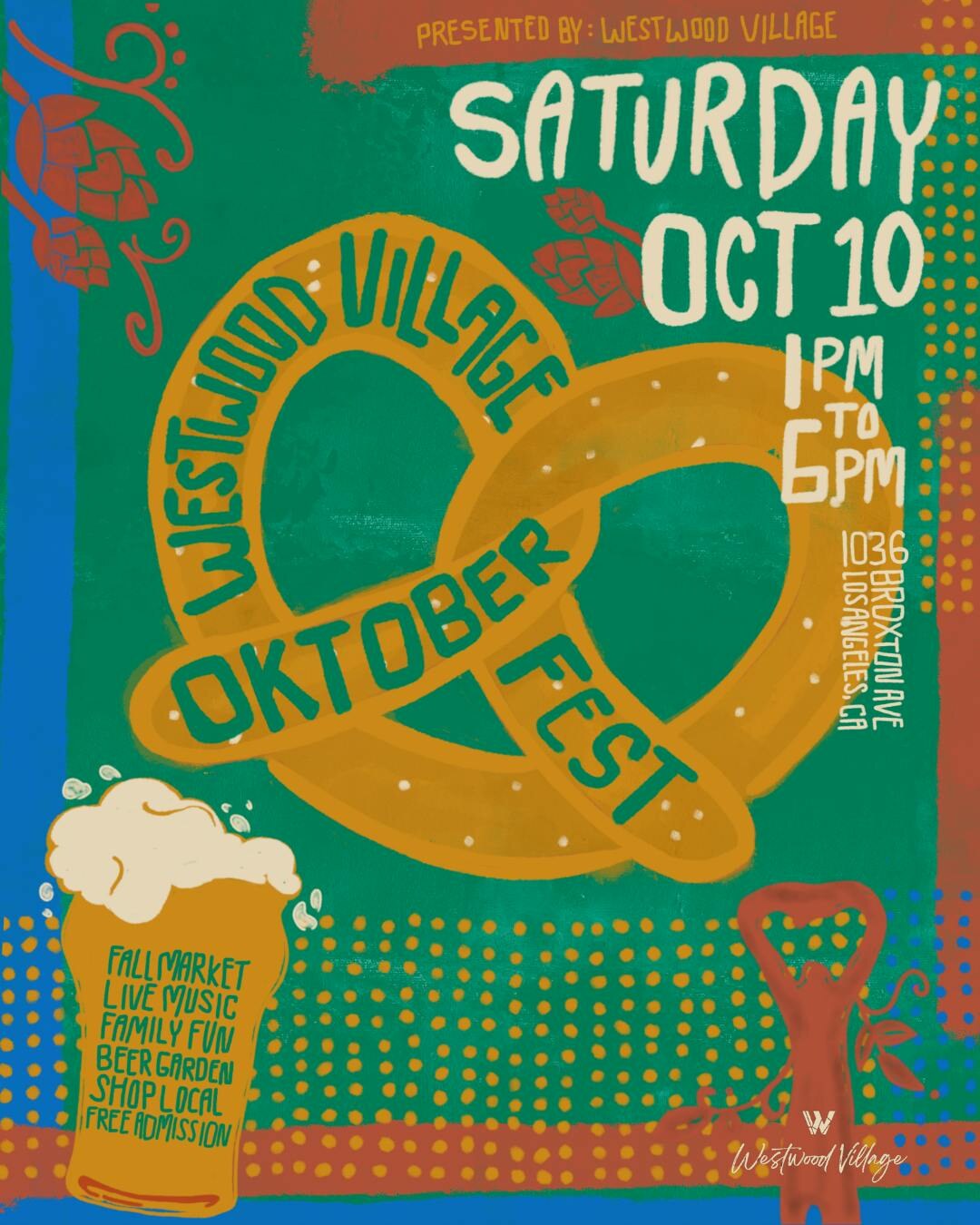Oktoberfest at Westwood Village official event flyer