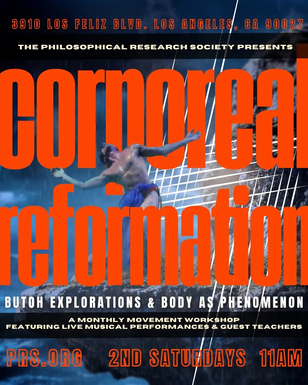 Corporeal Reformation butoh explorations flyer
