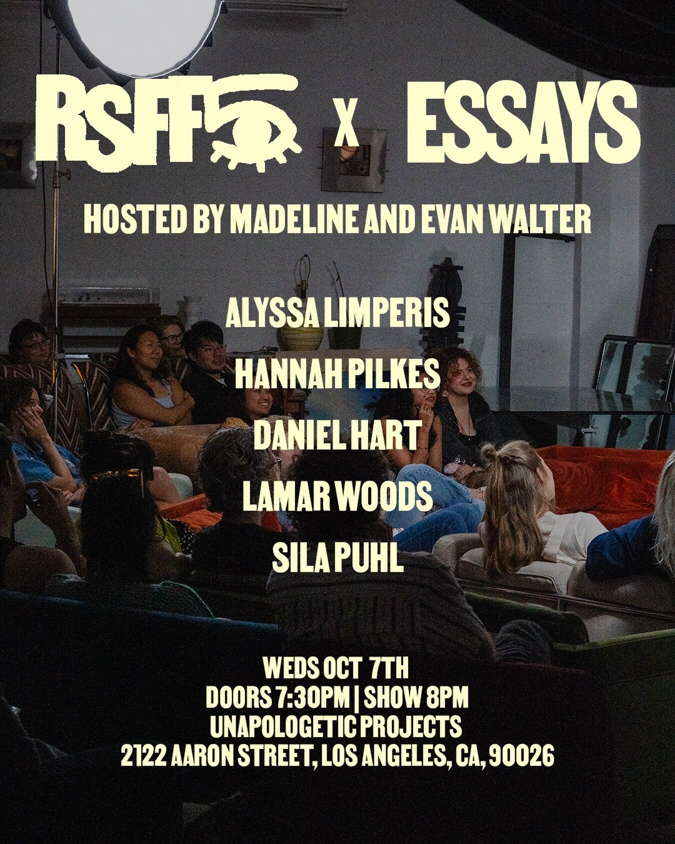Essays The Show at the Rich and Successful Film Festival flyer