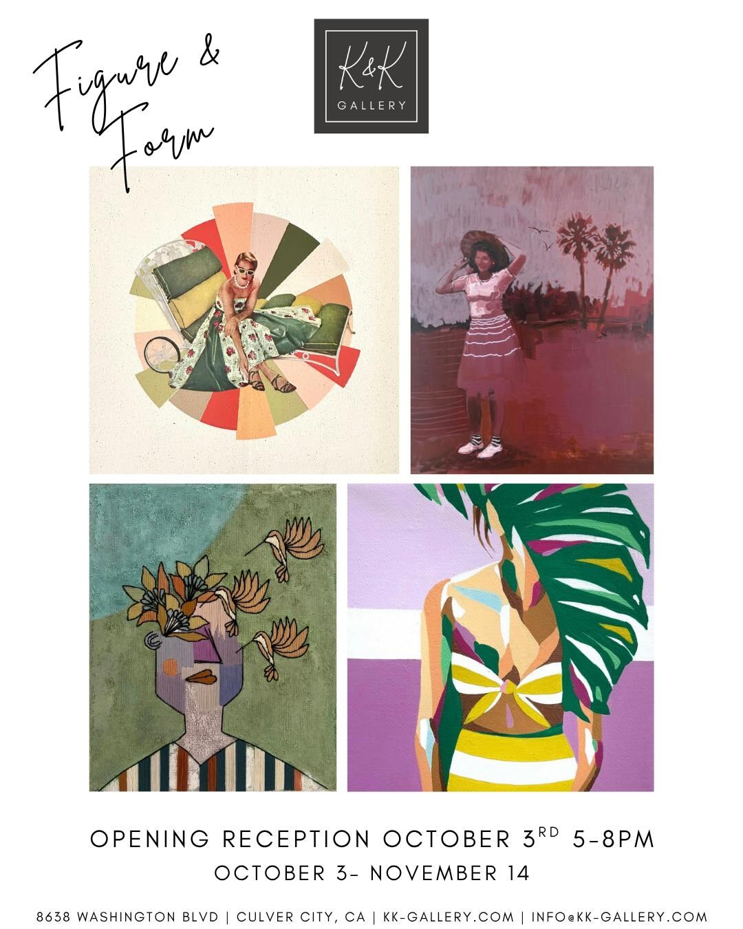Figure & Form | Opening Reception at K&K Gallery official event flyer