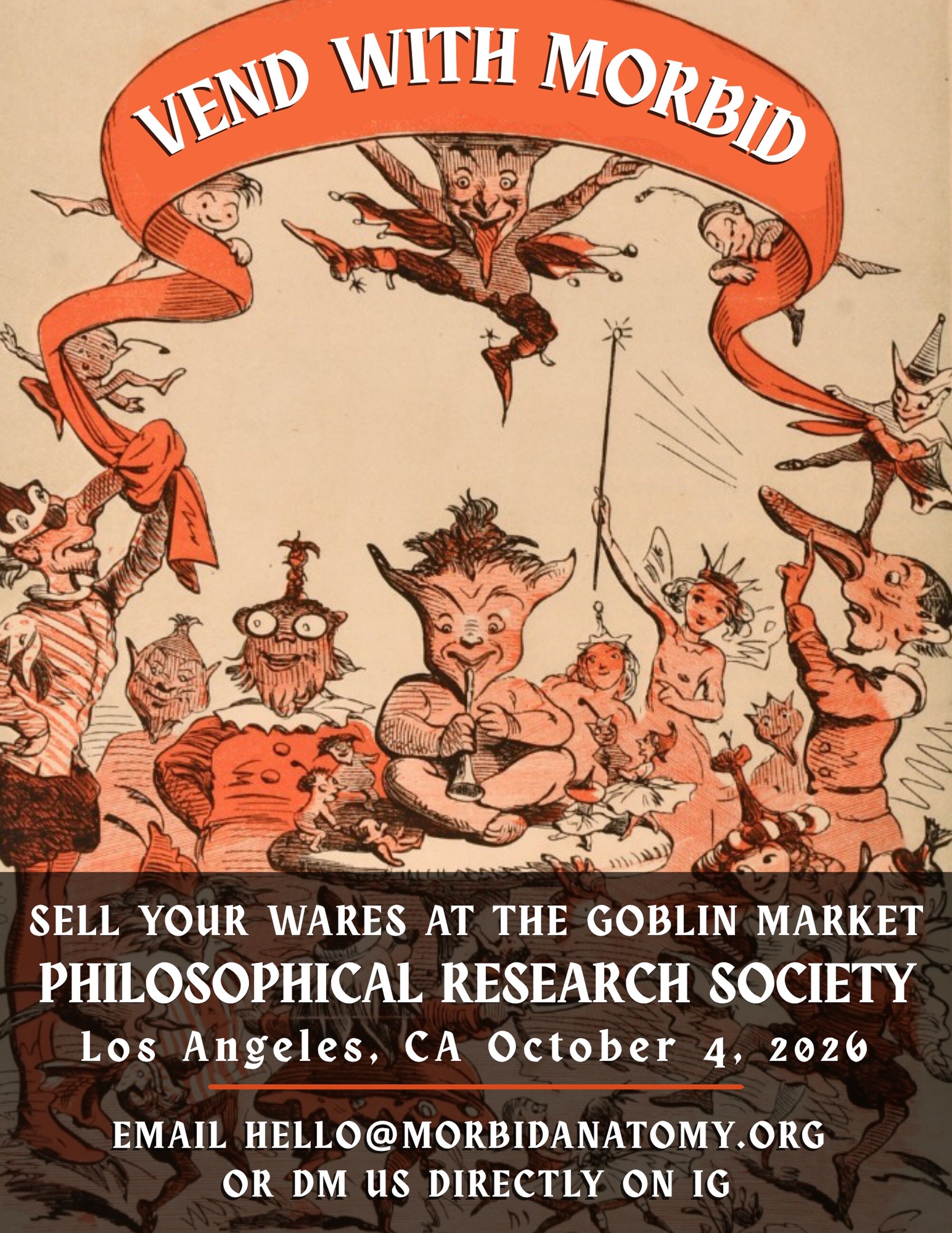 Goblin Market vendor call artwork for The Art of Fairy Tales Weekend