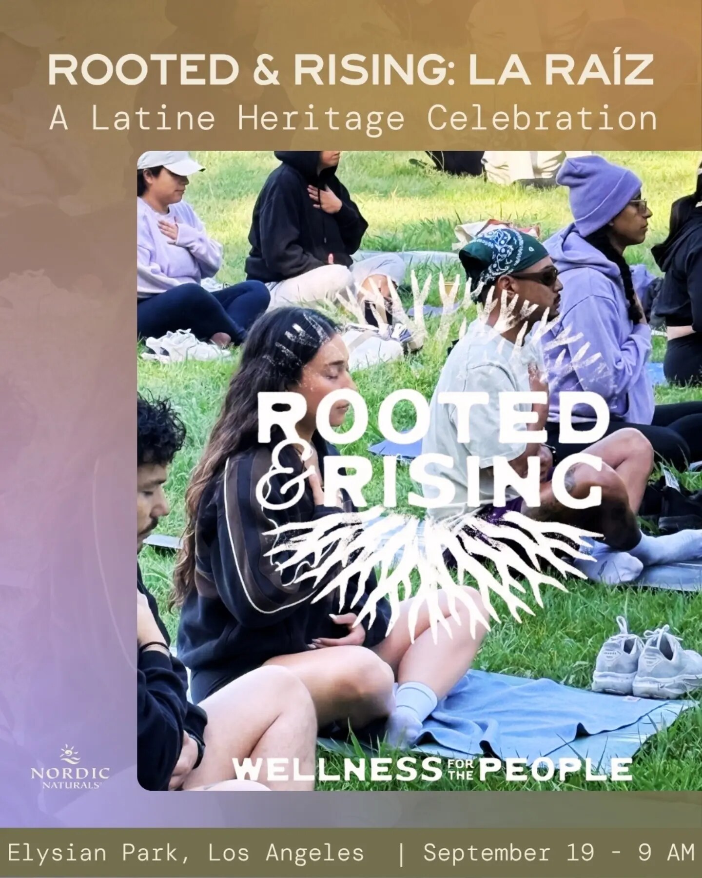 Rooted and Rising La Raíz gathering flyer